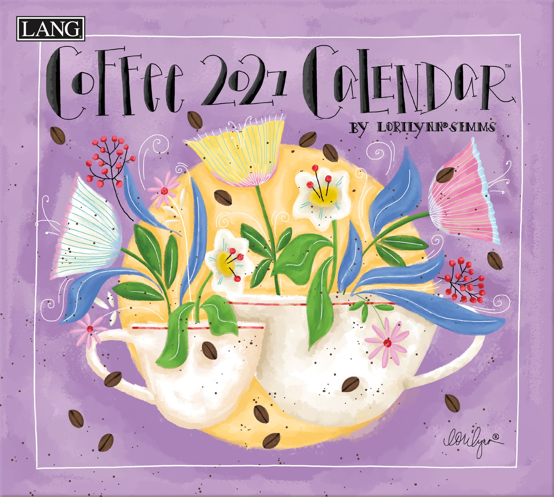 2027 LANG Coffee - Deluxe Wall Calendar by LoriLynn Simms