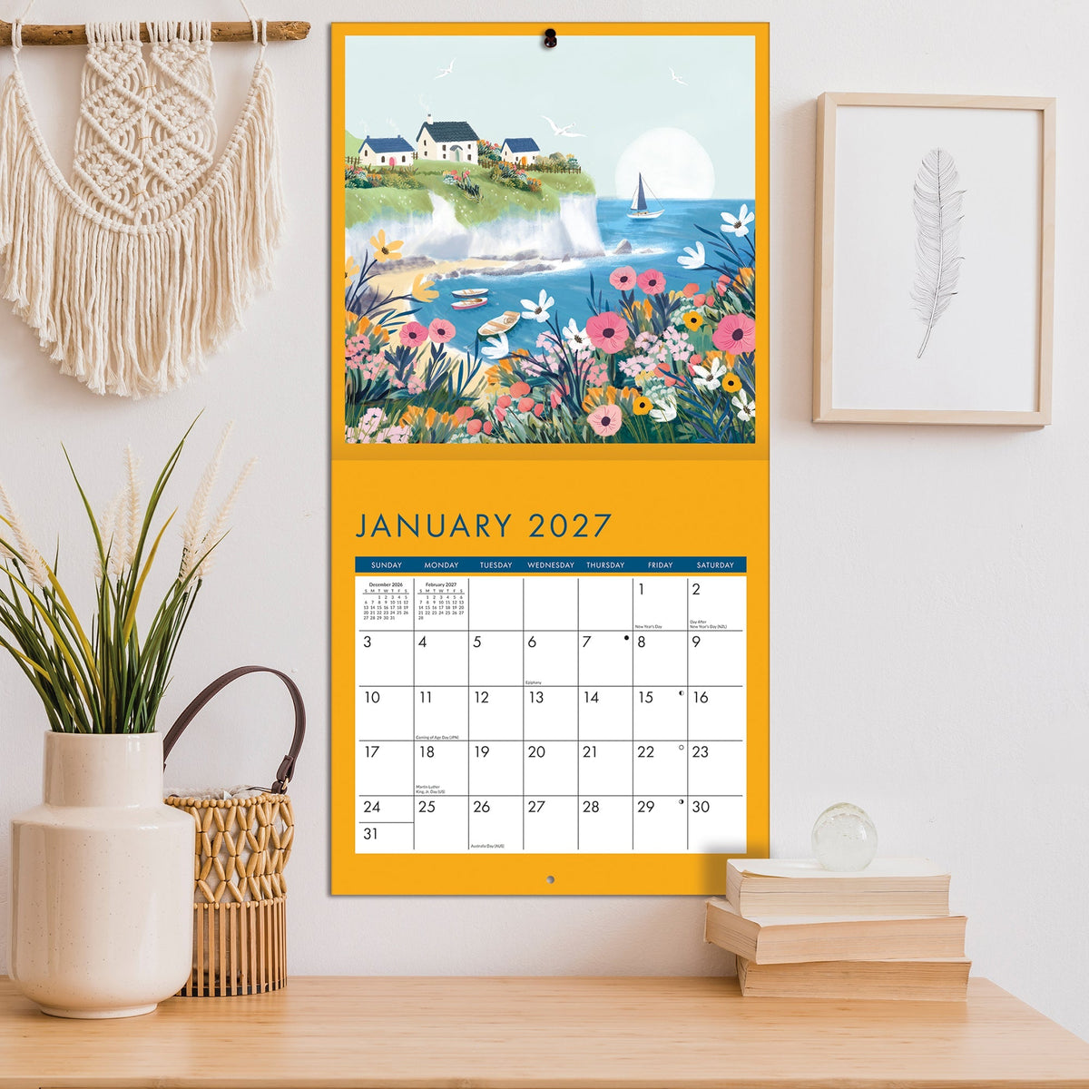 2027 Beautiful Bright Places - Square Wall Calendar