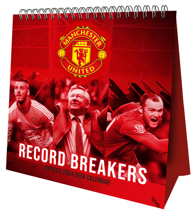 2024 Manchester United FC Desk Easel Calendar