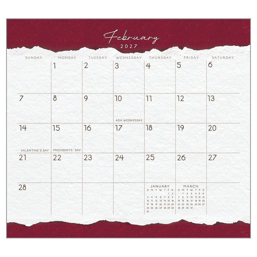 2027 Grace - Deluxe Wall Calendar by Grace Gillespie