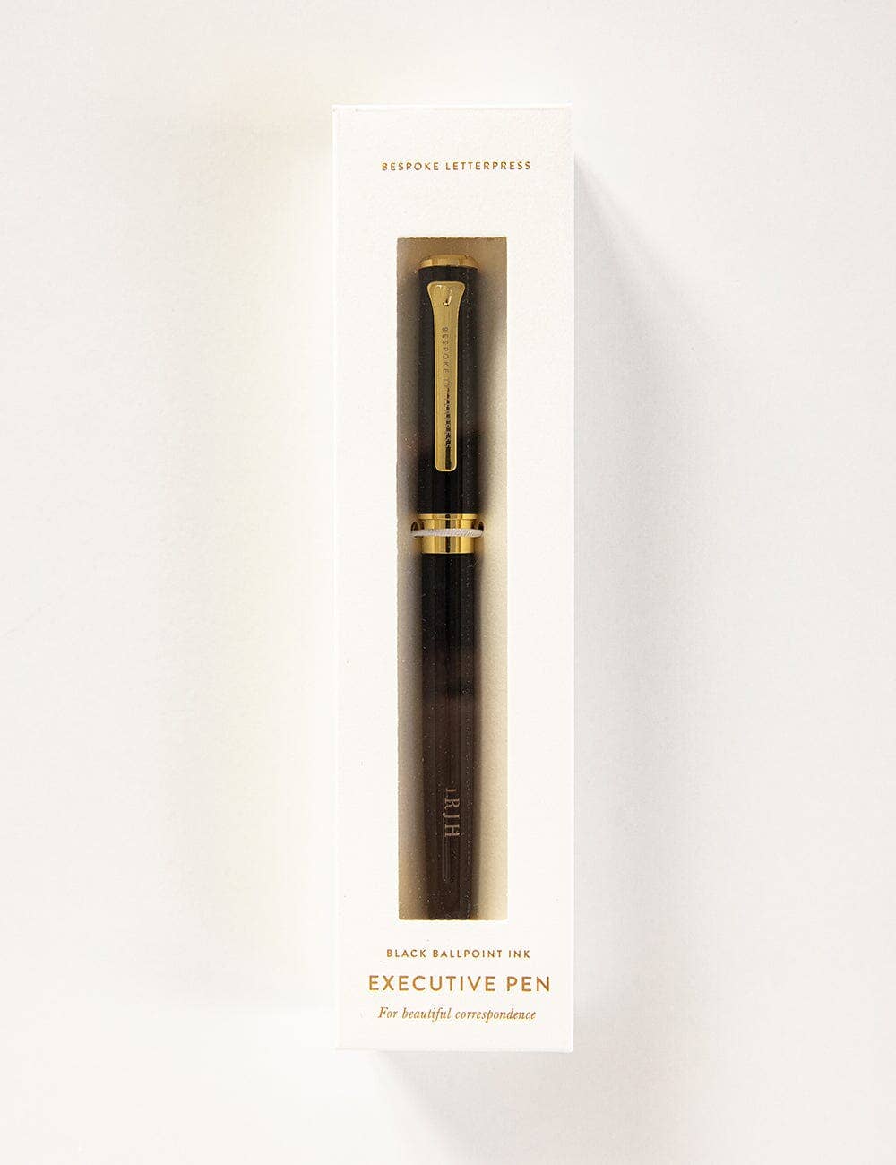 Black Executive Gel Ink Pen (Boxed)