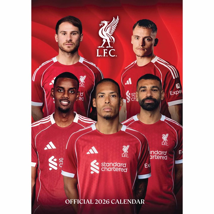 2026 Liverpool FC - A3 Wall Calendar