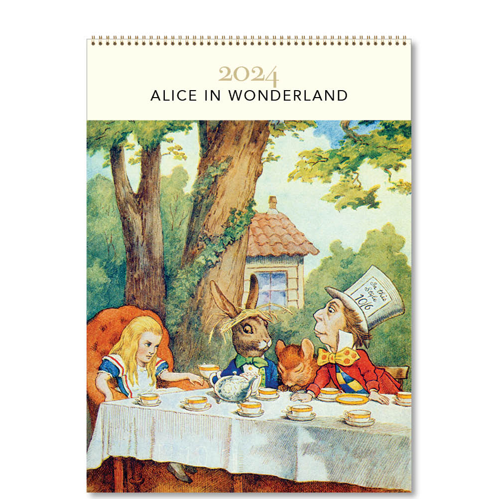 2024 Alice In Wonderland Deluxe Wall Calendar Art Calendars