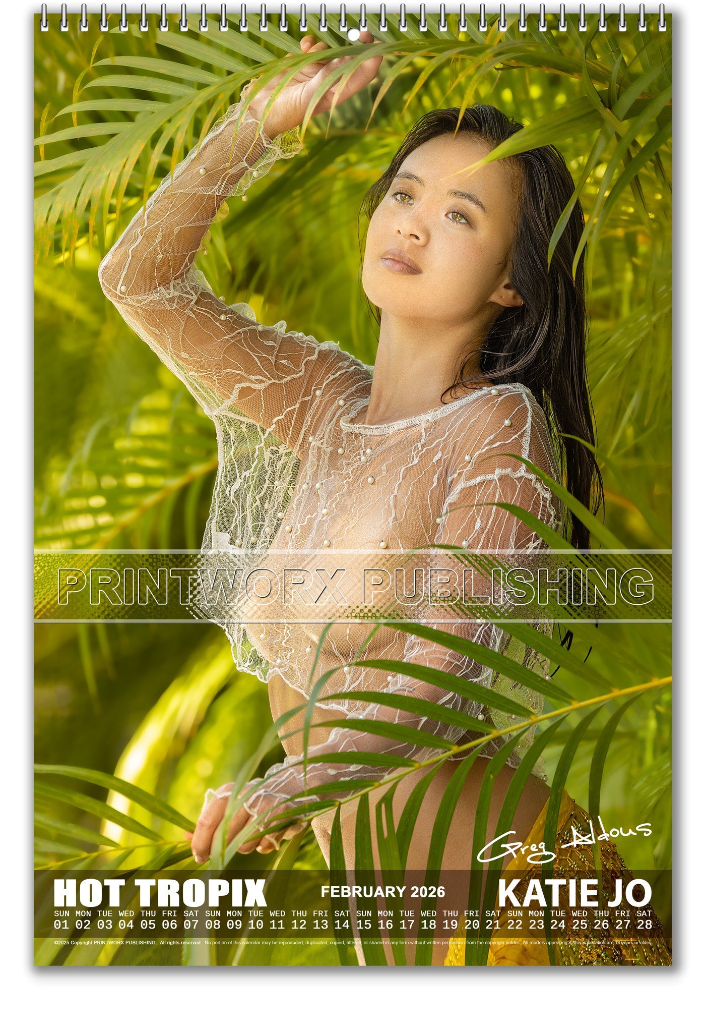 2026 Swimsuits Not Required (Nude) - A3 Wall Nude Calendar