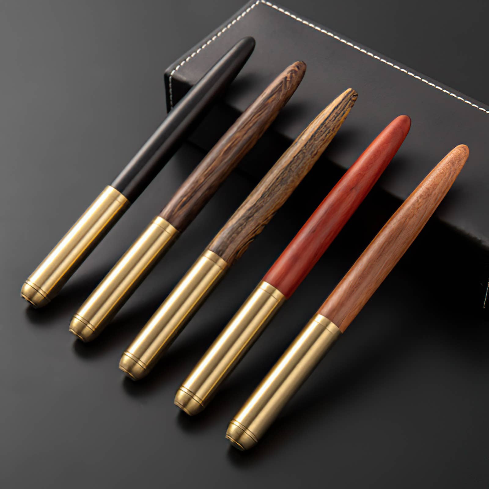 Handmade Wood Fountain Pen | The Hemmingway : Wenge (Boxed)