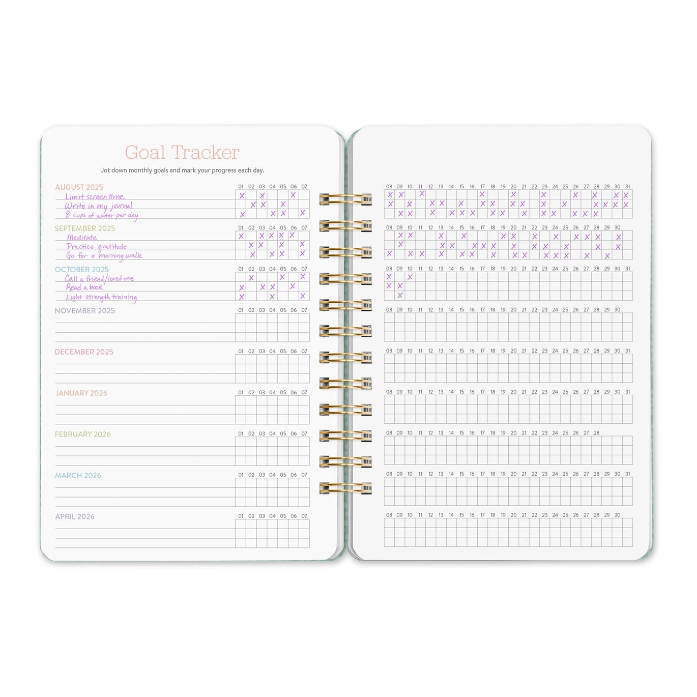 2026 Fruit & Flora Do It All - 17-Month Monthly & Weekly Diary/Planner