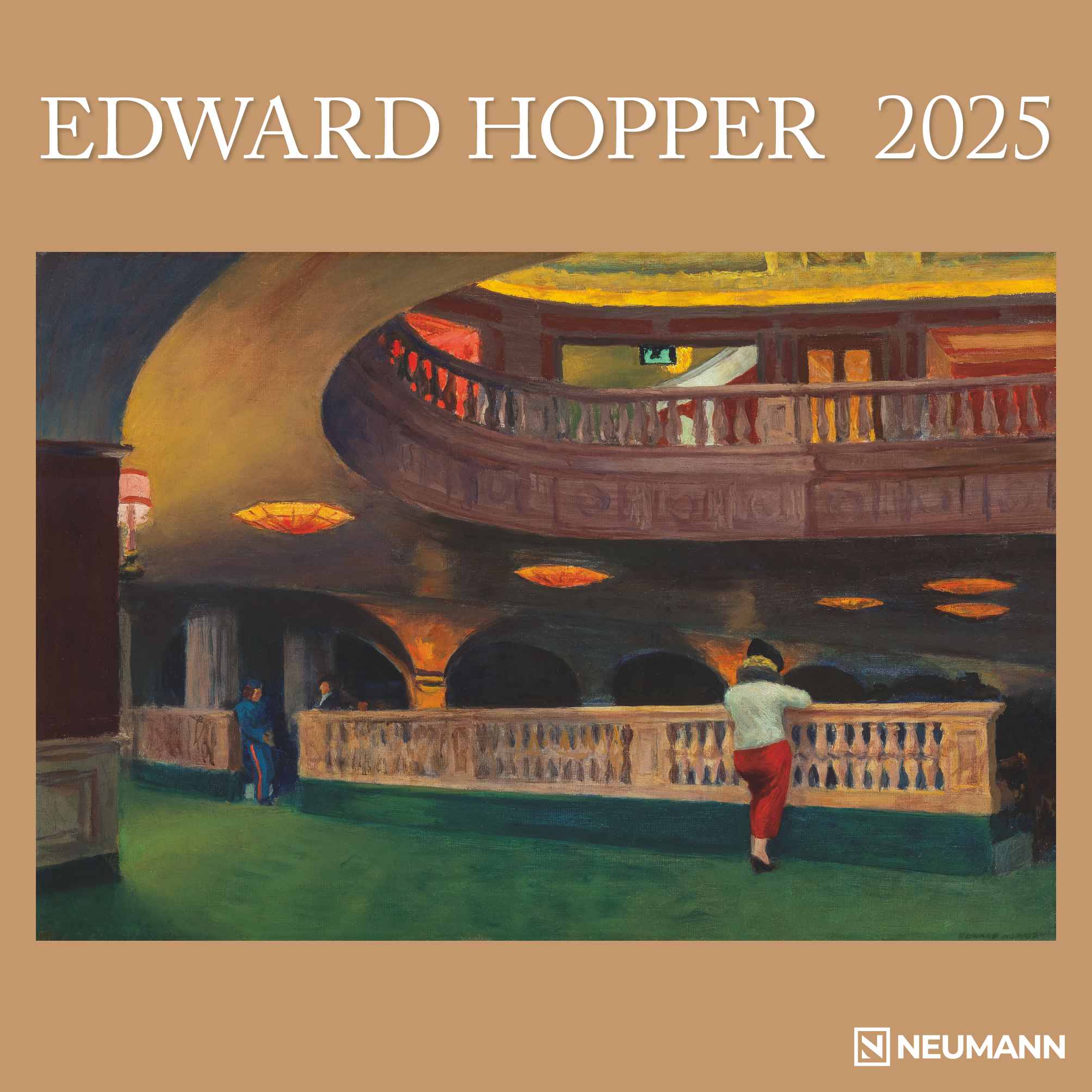 2025 Edward Hopper (by Neumann) Square Wall Calendar