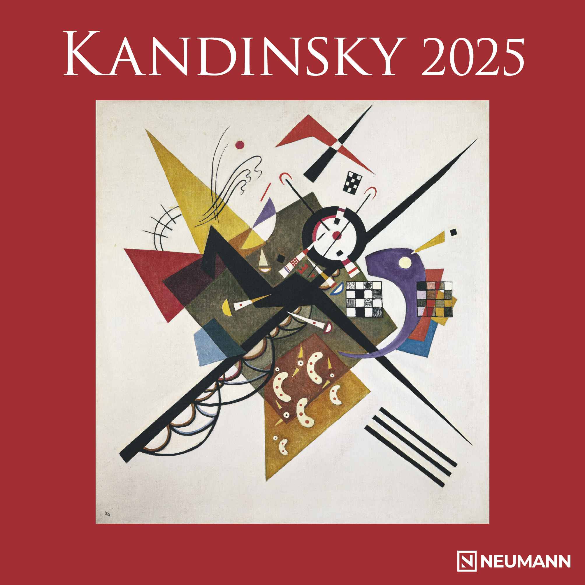 2025 Kandinsky (by Neumann) Square Wall Calendar