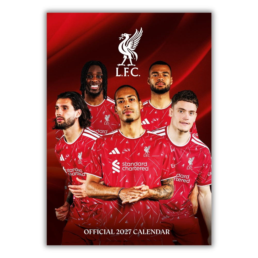 2027 Liverpool FC - A3 Wall Calendar - cover