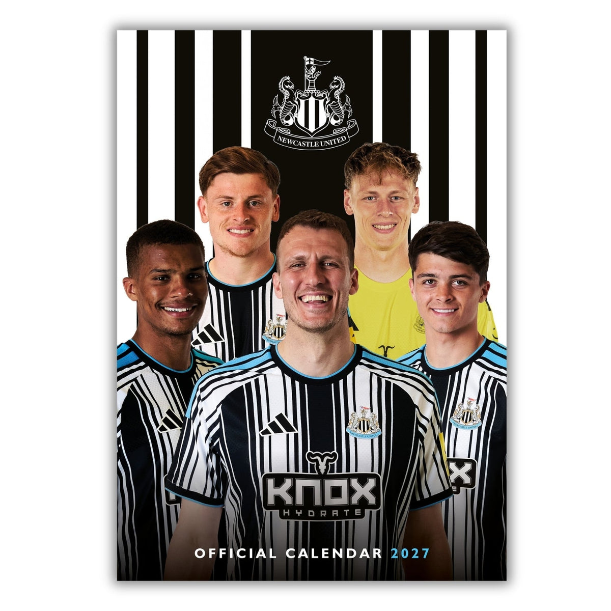 2027 Newcastle United FC - A3 Wall Calendar - cover