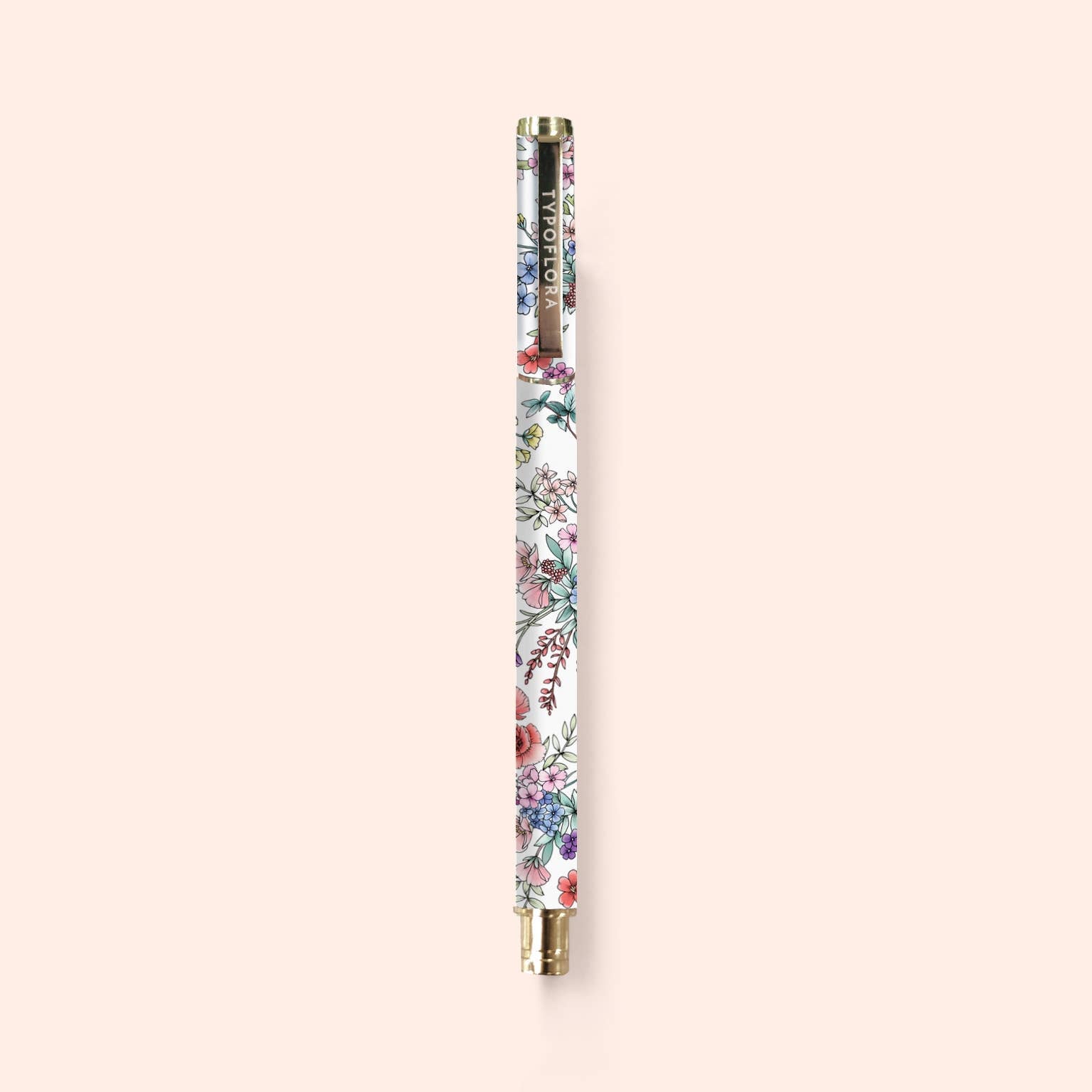 Blooms in White - Rollerball Pen (Boxed)