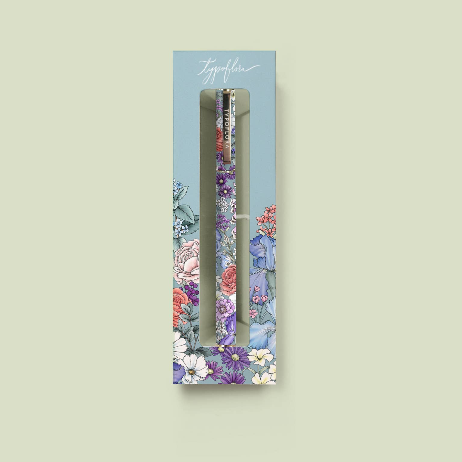 Blooms in Blue - Rollerball Pen (Boxed)
