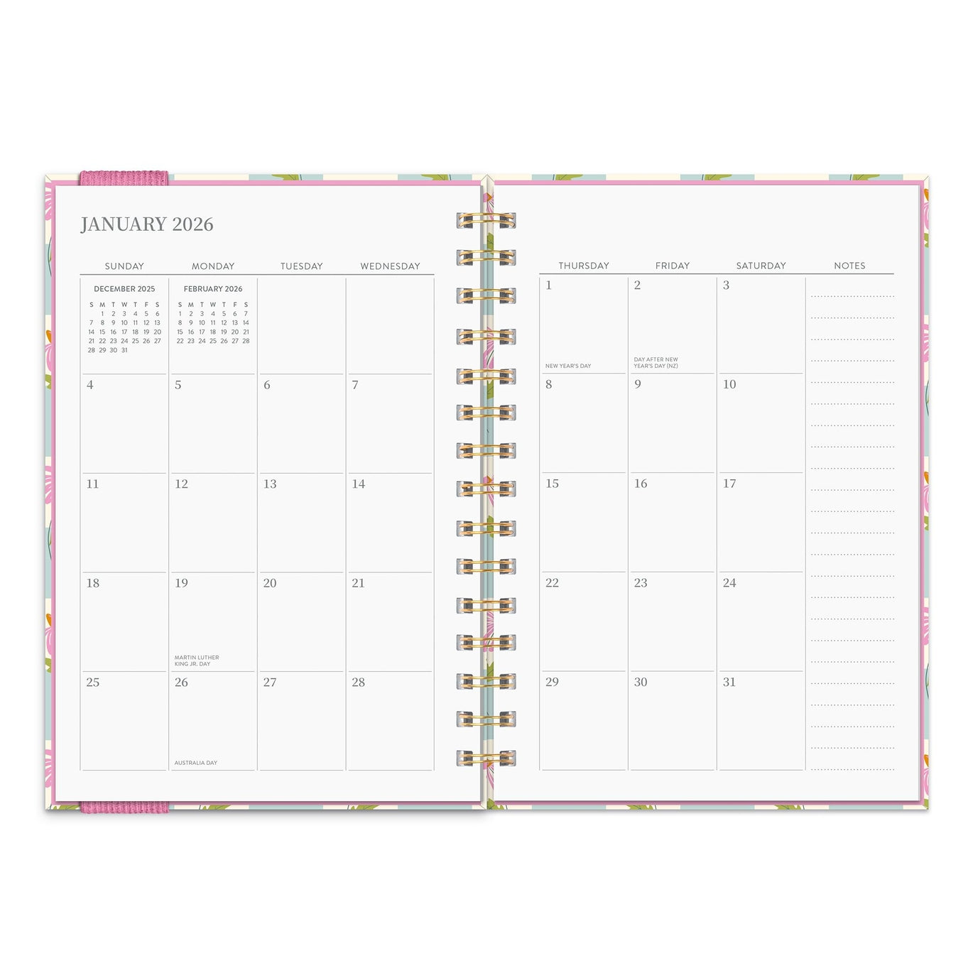 2026 Coneflower Corner (Oliver) - 17-Month Monthly & Weekly Diary/Planner