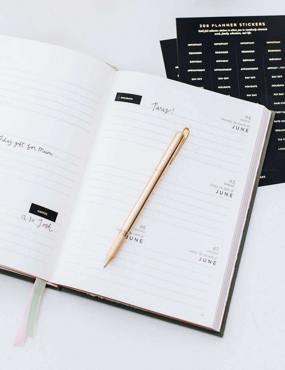 Solid Brass Gel Ink Pen (Boxed)