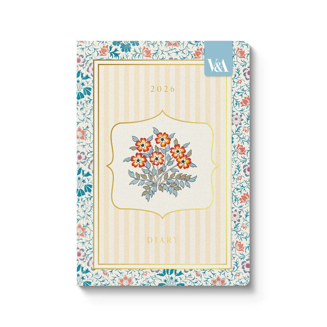 2026 V&A - Garden Flower - Monthly & Weekly Diary/Planner