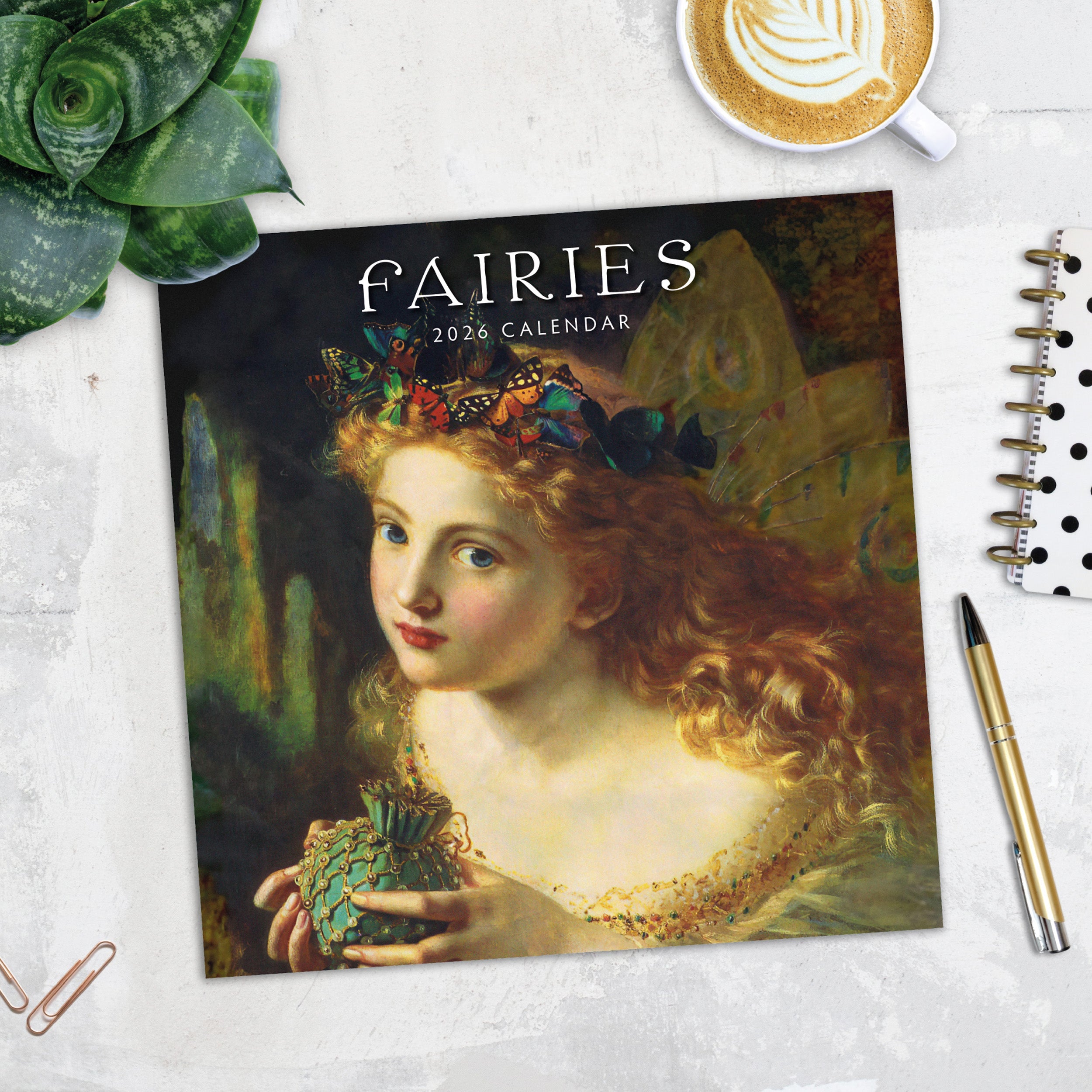 2026 Fairies - Square Wall Calendar