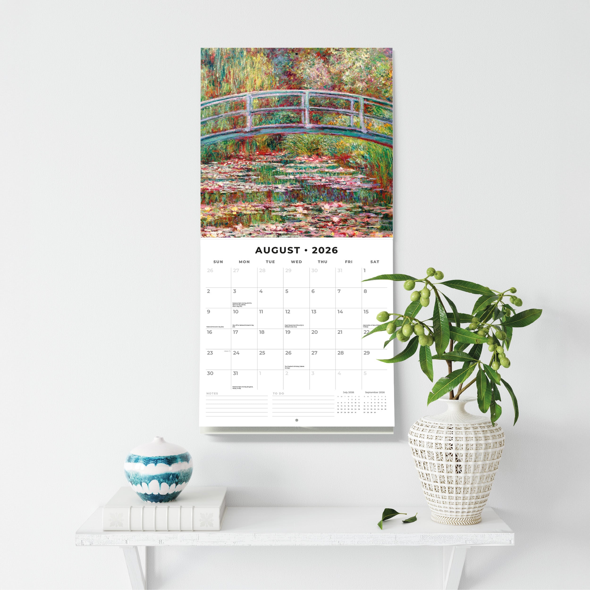 2026 Impressionists - Square Wall Calendar