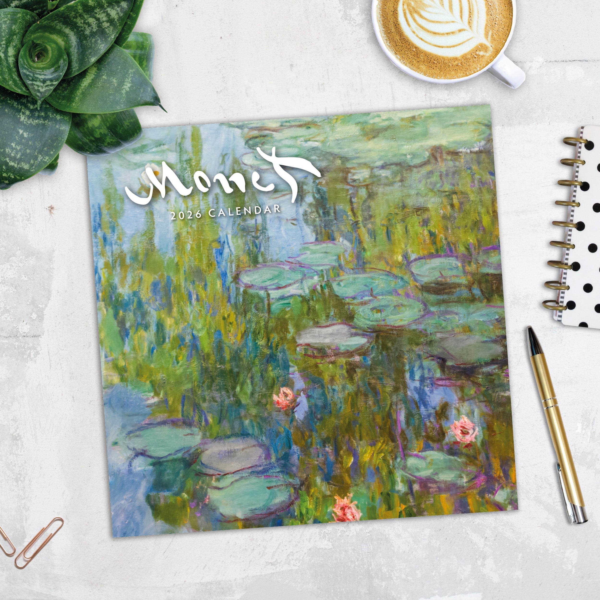 2026 Monet - Square Wall Calendar