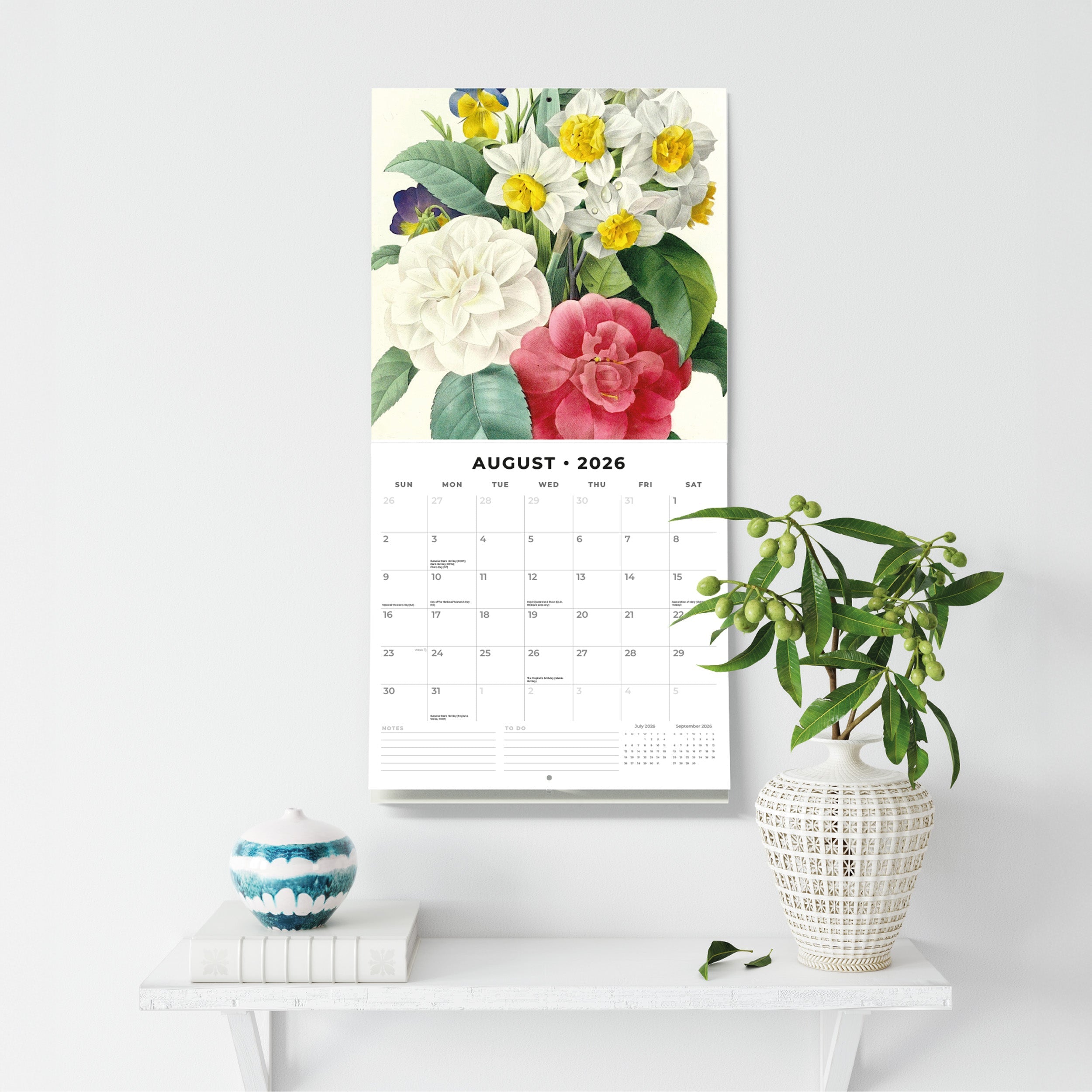 2026 Redoute - Square Wall Calendar