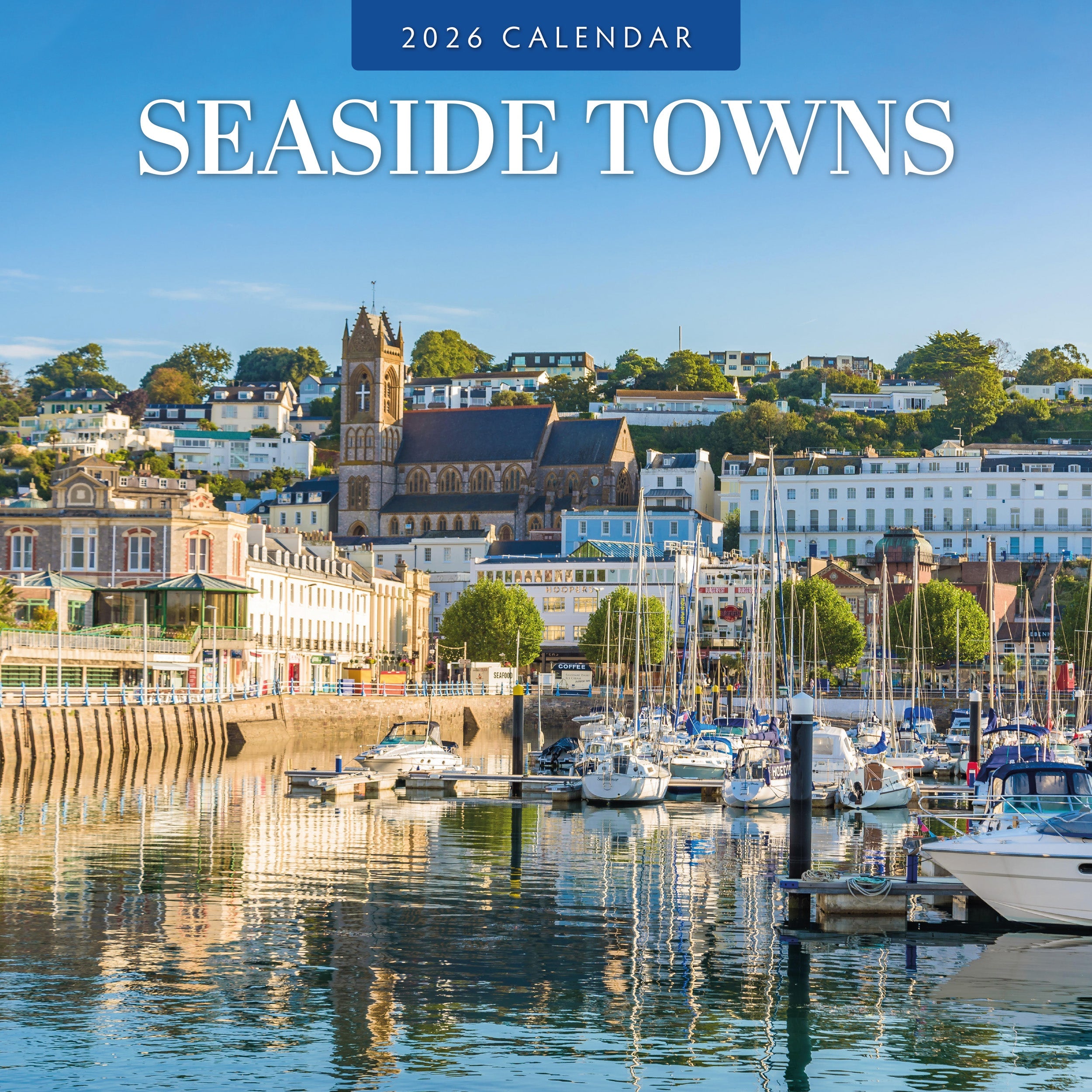 2026 Seaside Towns - Square Wall Calendar