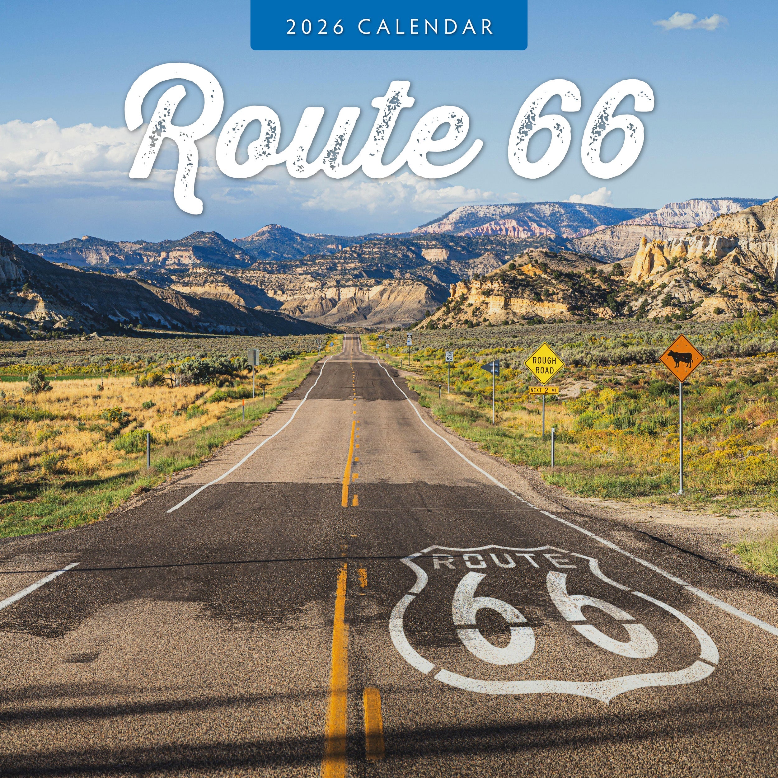 2026 Route 66 - Square Wall Calendar