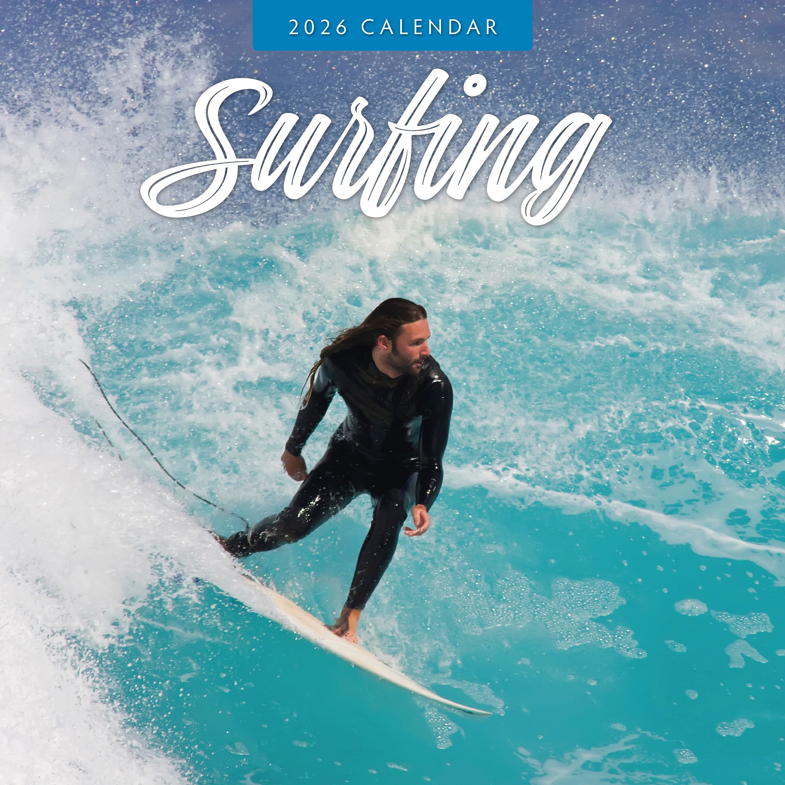 2026 Surfing - Square Wall Calendar