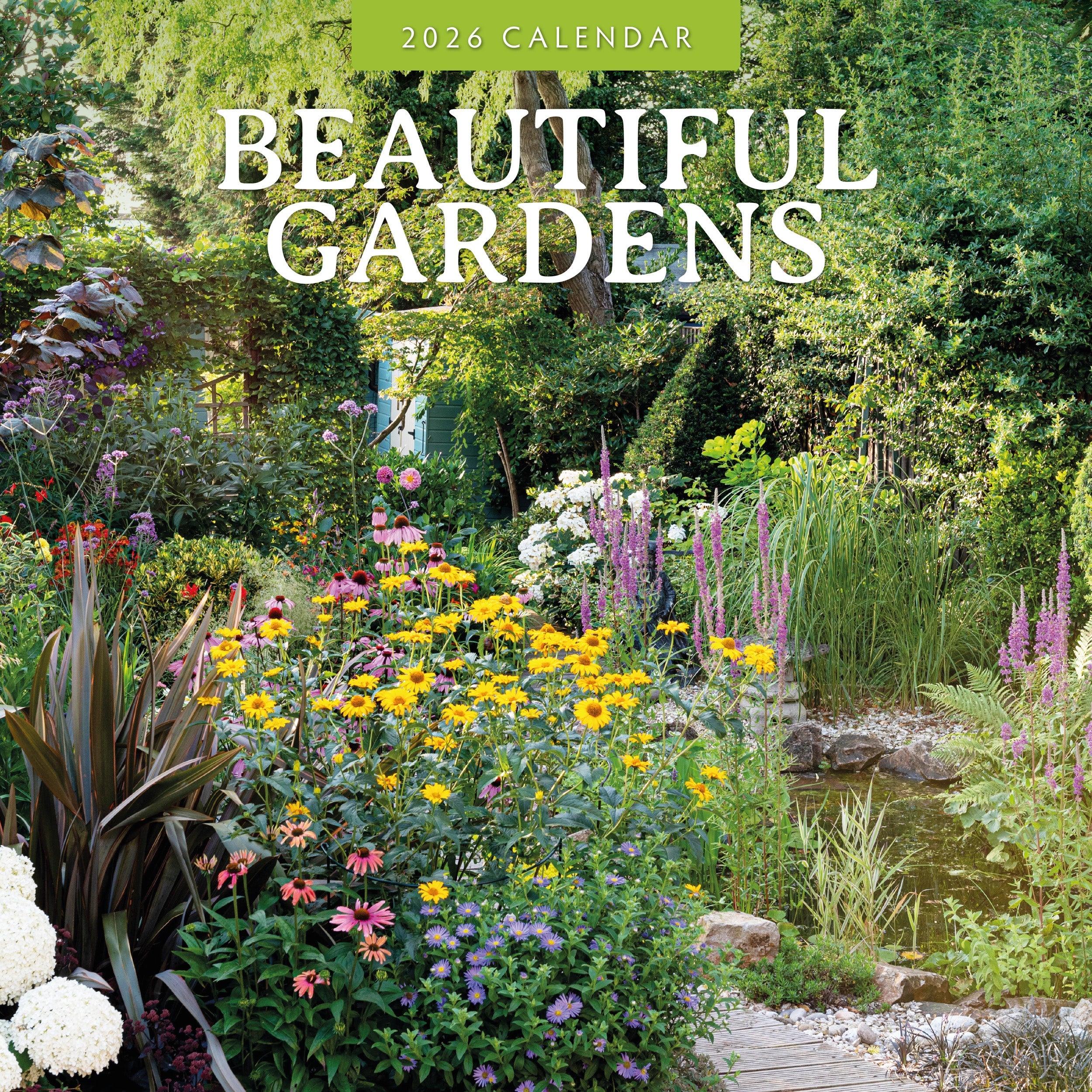 2026 Beautiful Gardens - Square Wall Calendar