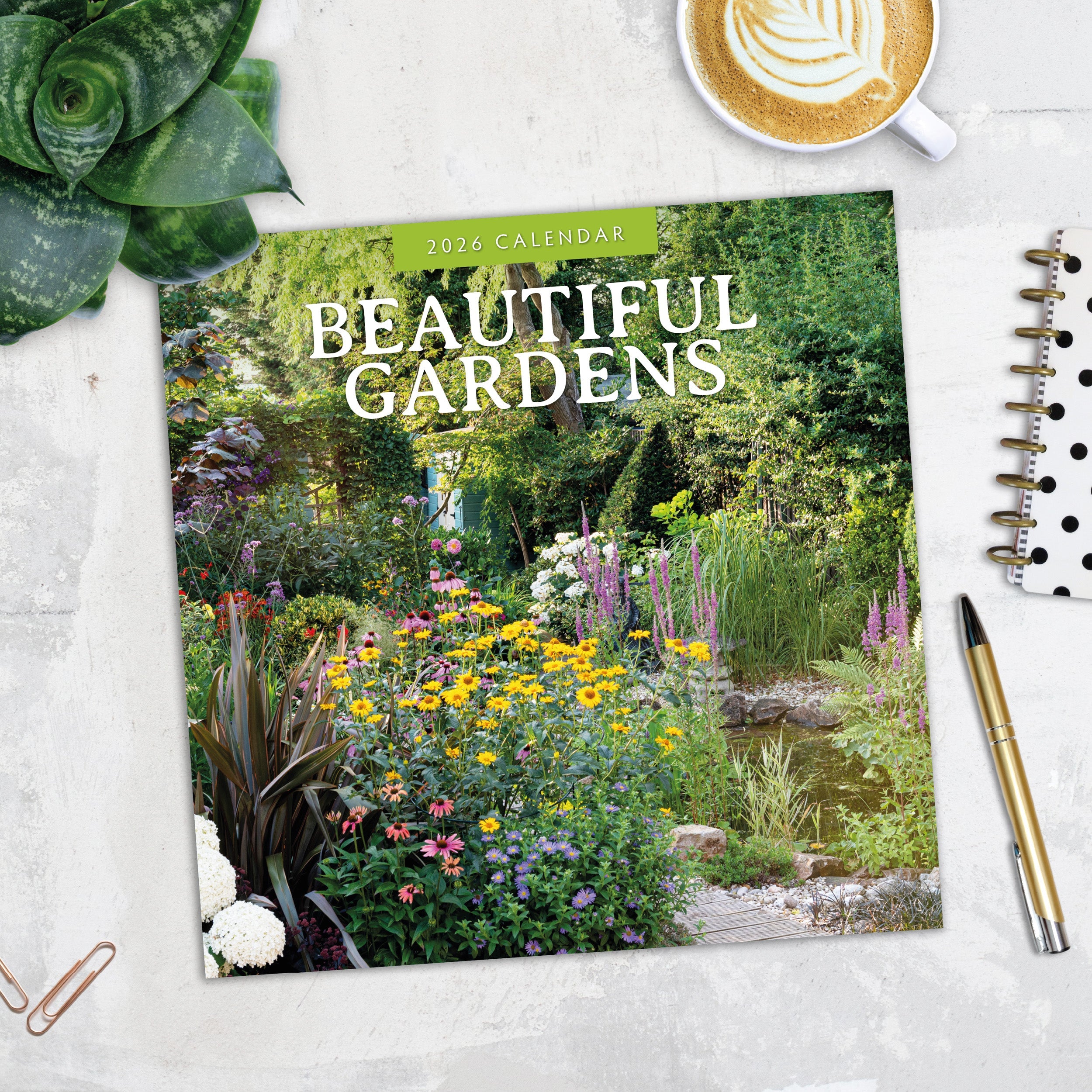 2026 Beautiful Gardens - Square Wall Calendar