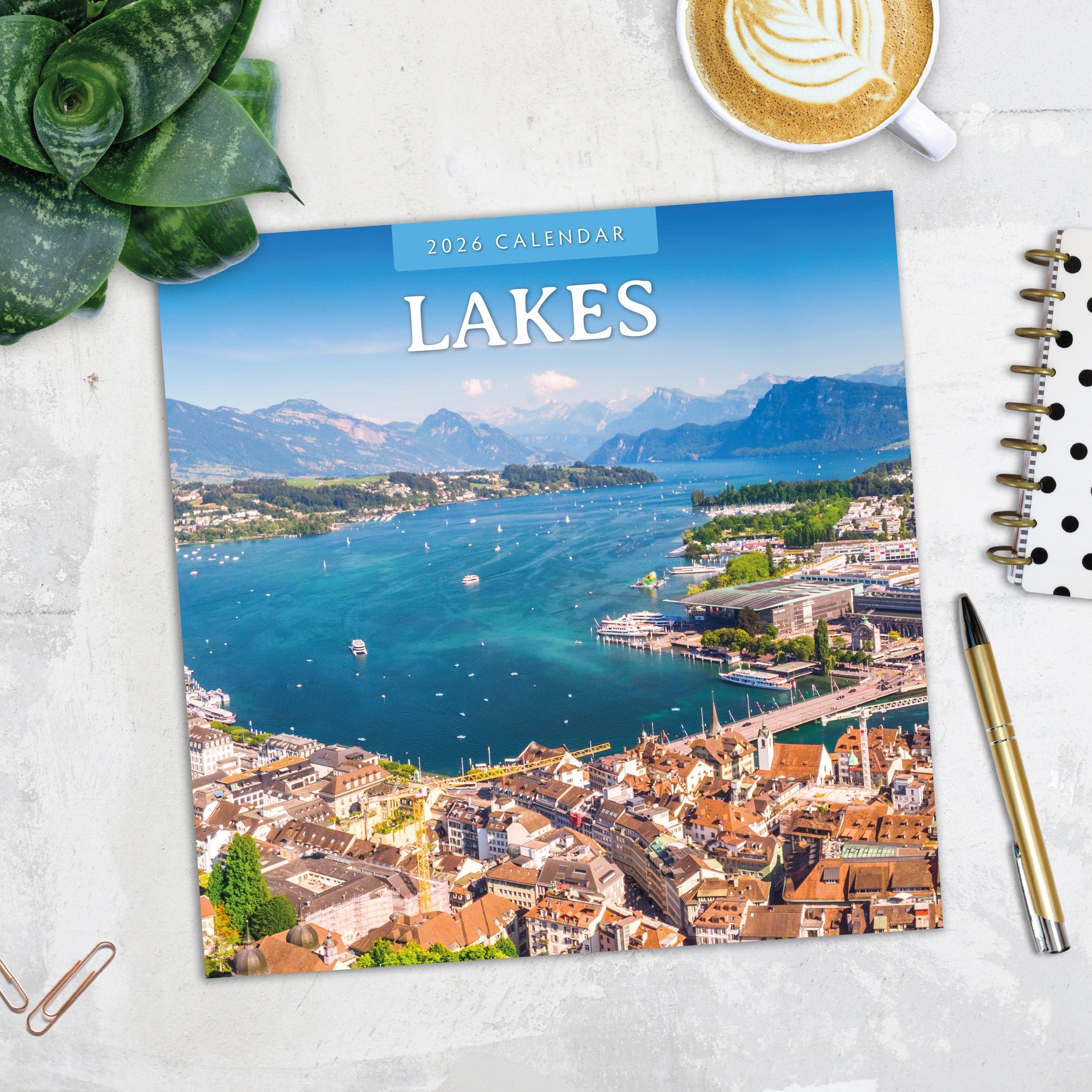 2026 Lakes - Square Wall Calendar