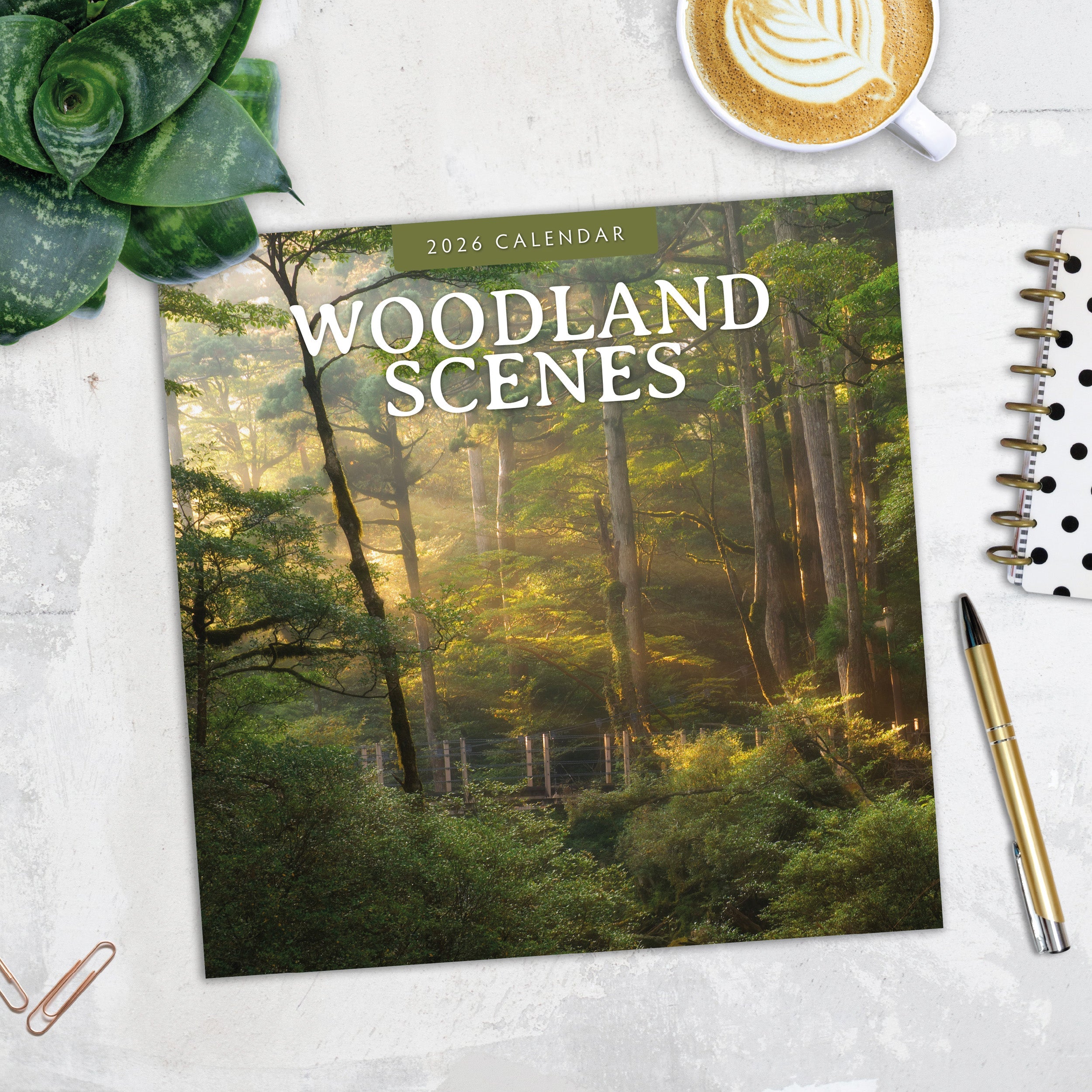 2026 Woodland Scenes - Square Wall Calendar