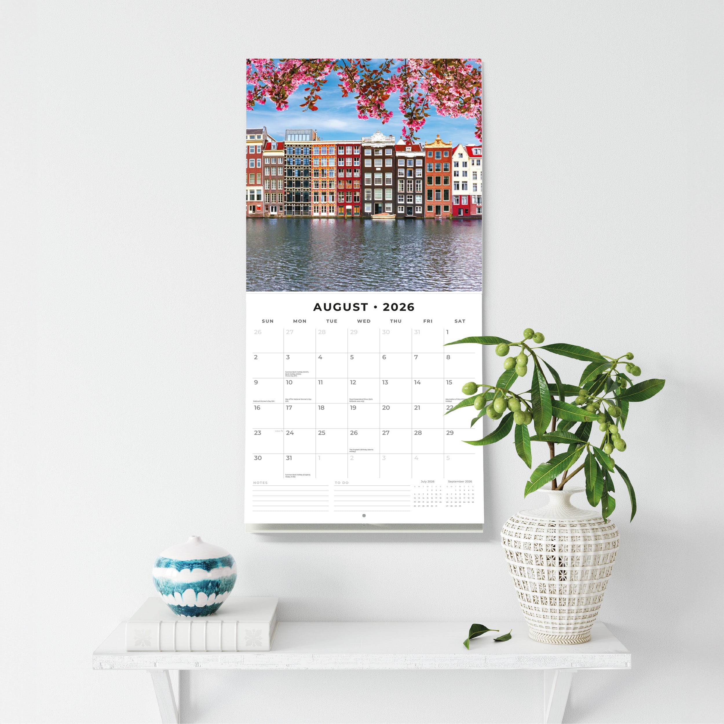 2026 Amsterdam - Square Wall Calendar