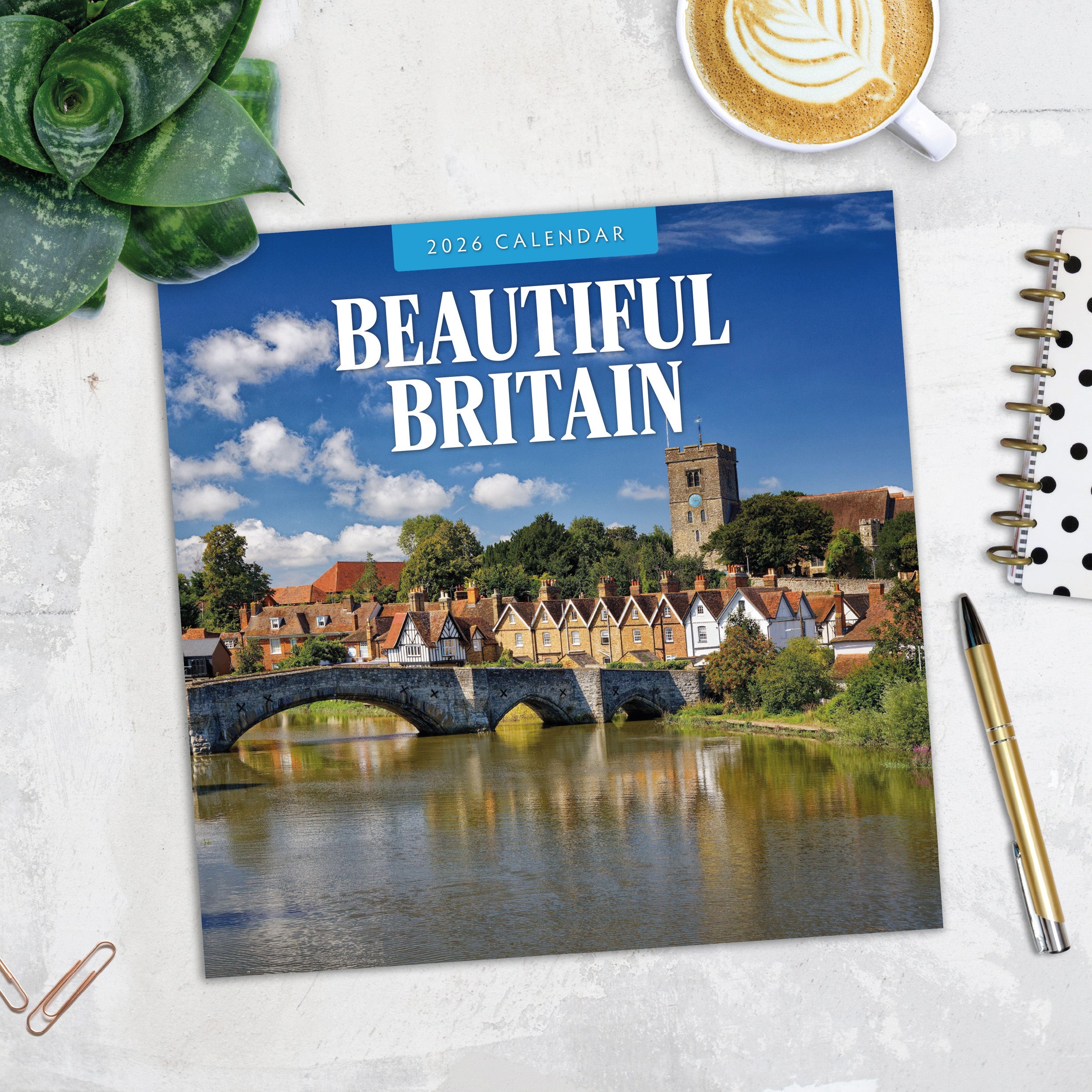 2026 Beautiful Britain - Square Wall Calendar