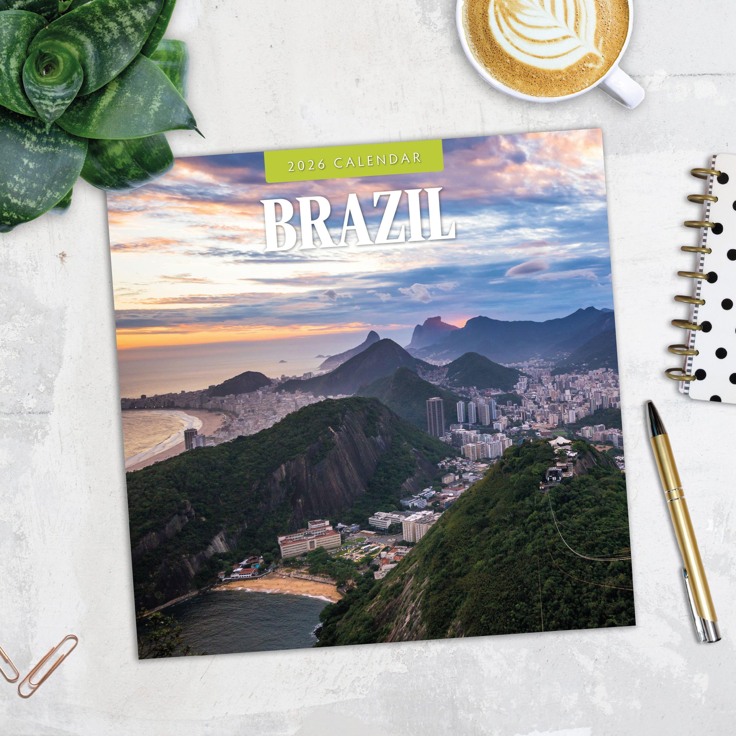 2026 Brazil - Square Wall Calendar