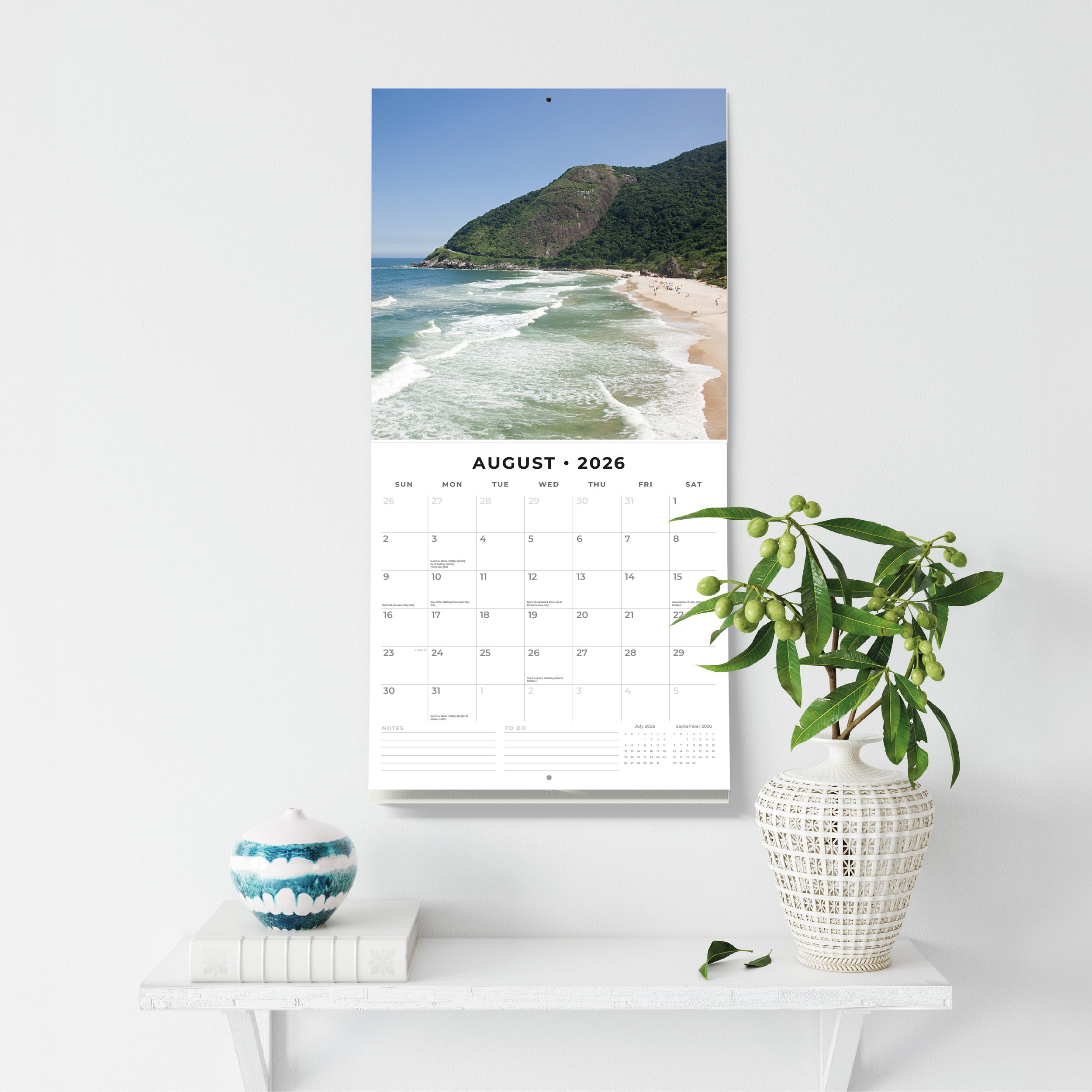 2026 Brazil - Square Wall Calendar