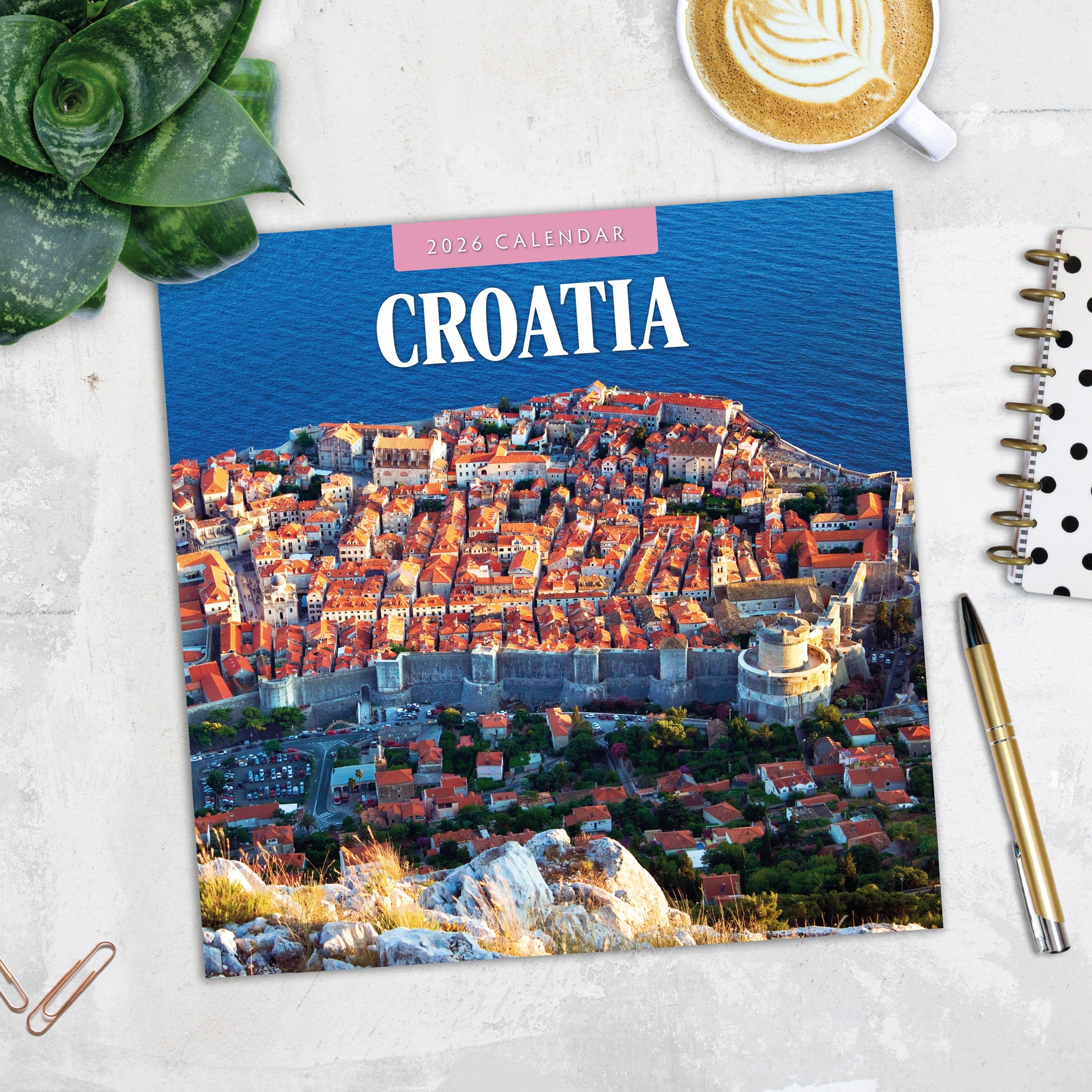 2026 Croatia - Square Wall Calendar