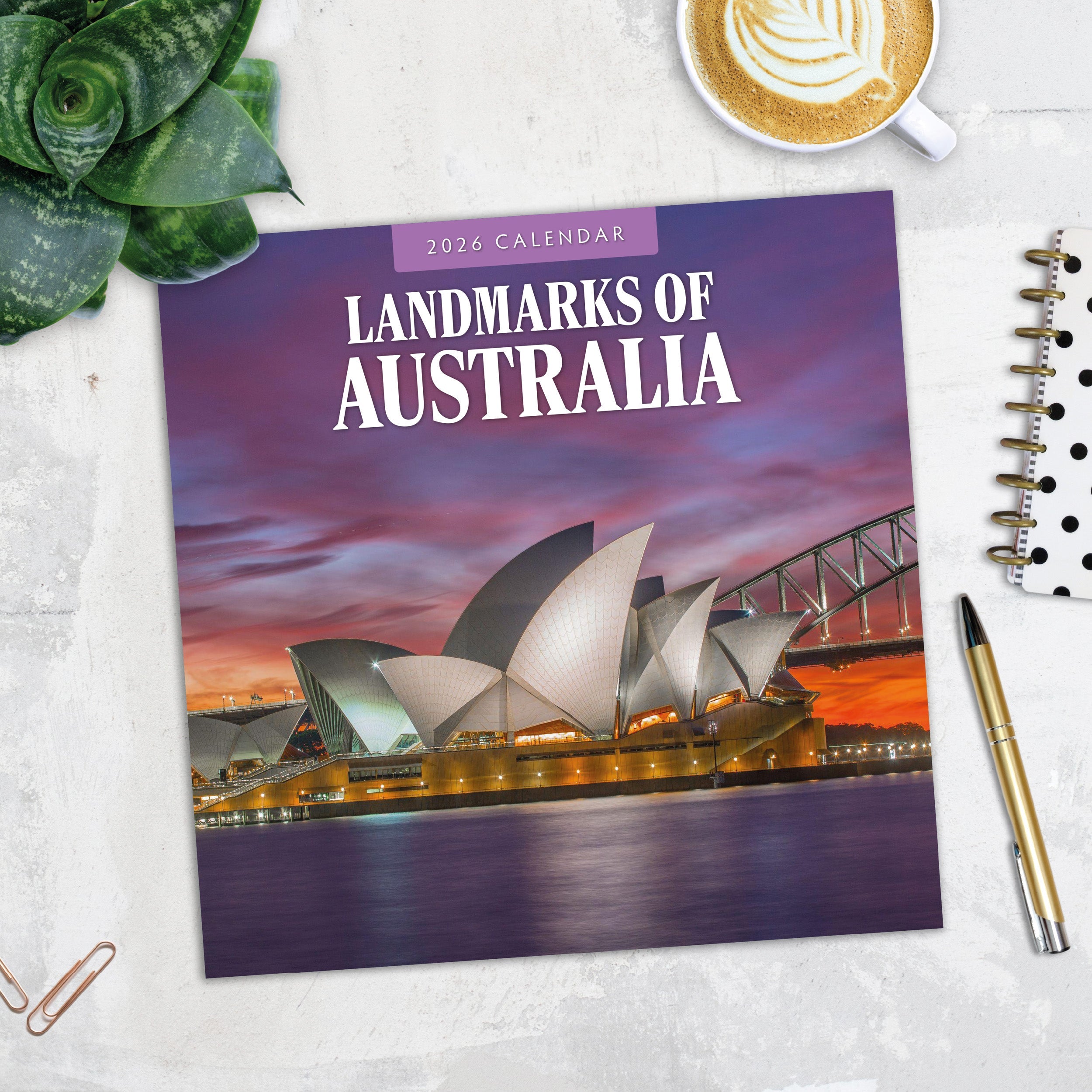 2026 Landmarks of Australia - Square Wall Calendar