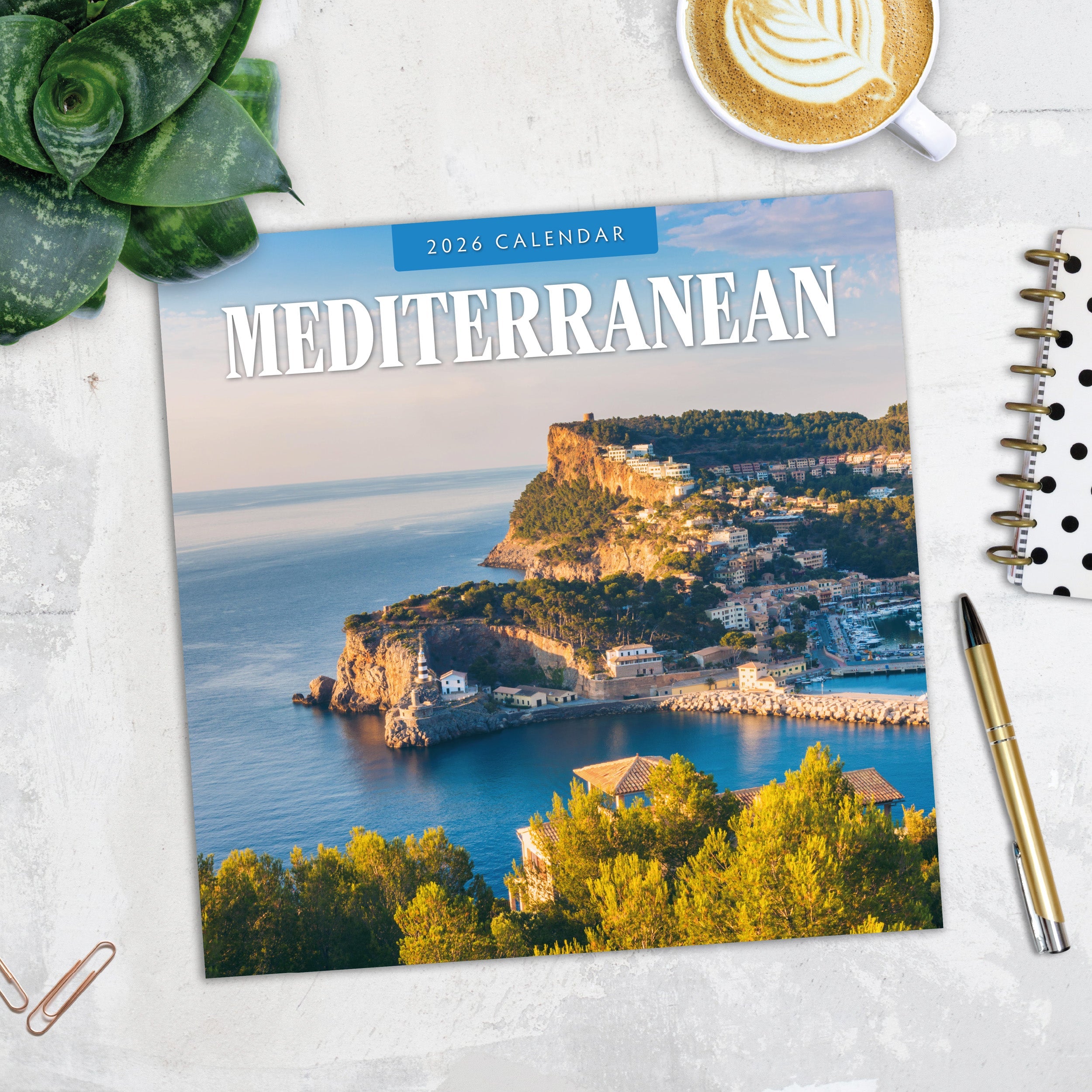 2026 Mediterranean - Square Wall Calendar