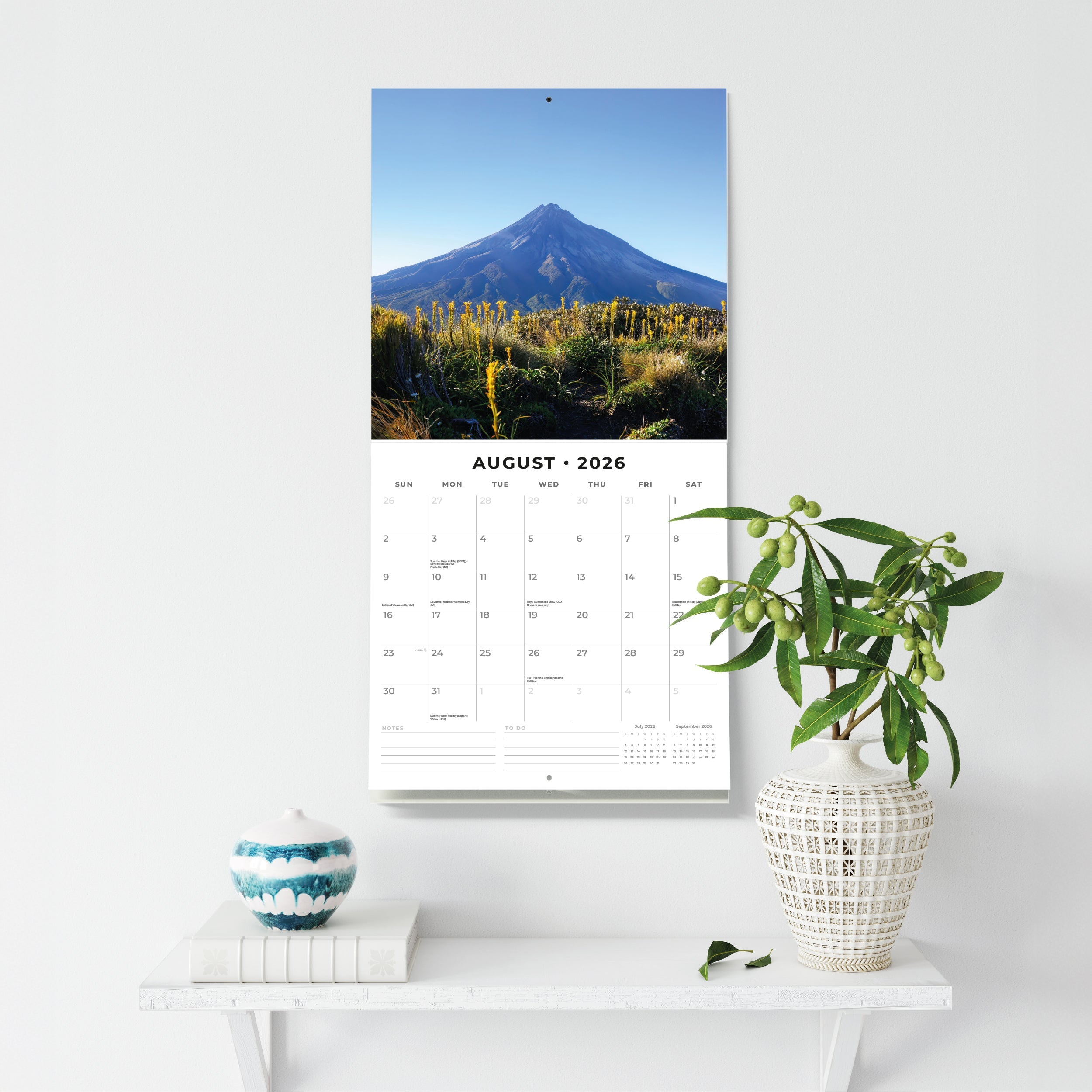 2026 New Zealand - Square Wall Calendar