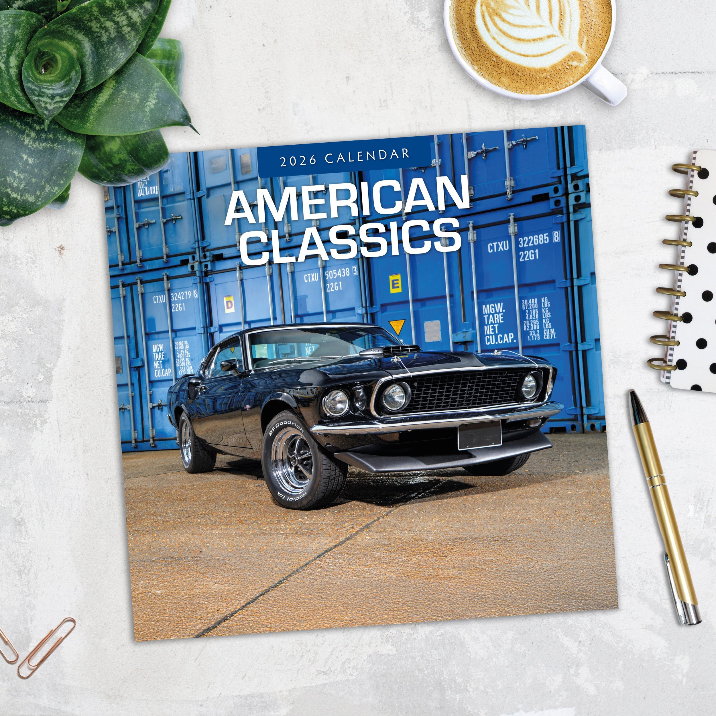 2026 American Classics - Square Wall Calendar