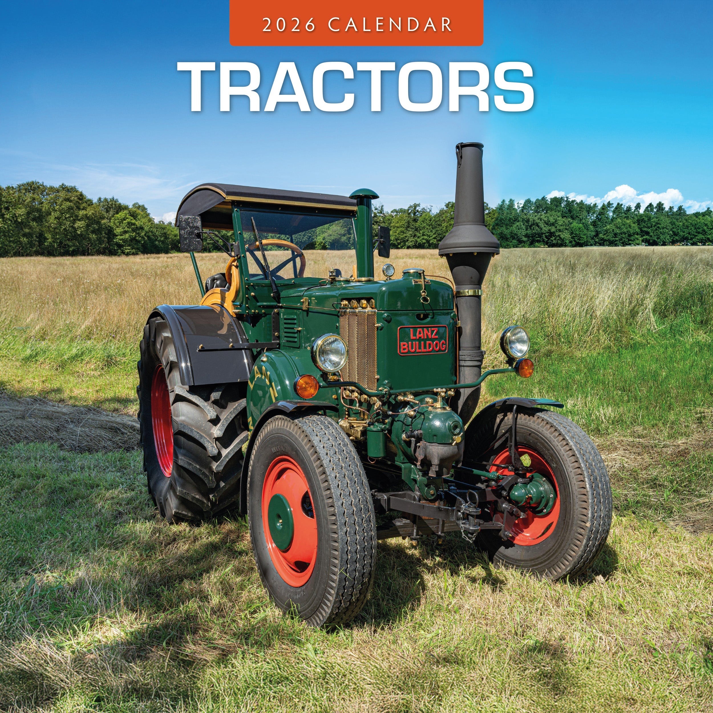 2026 Tractors - Square Wall Calendar