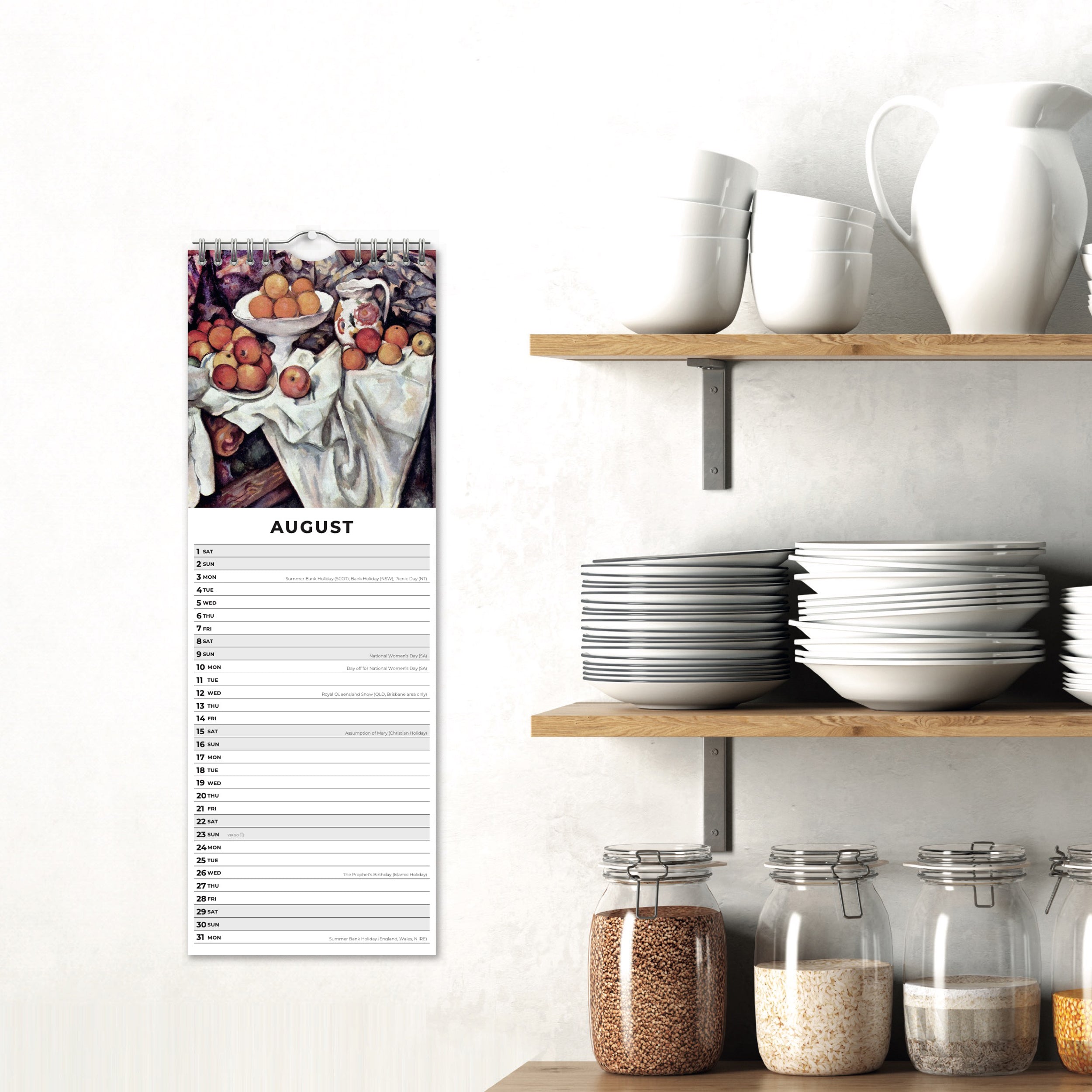 2026 Cezanne - Slim Wall Calendar