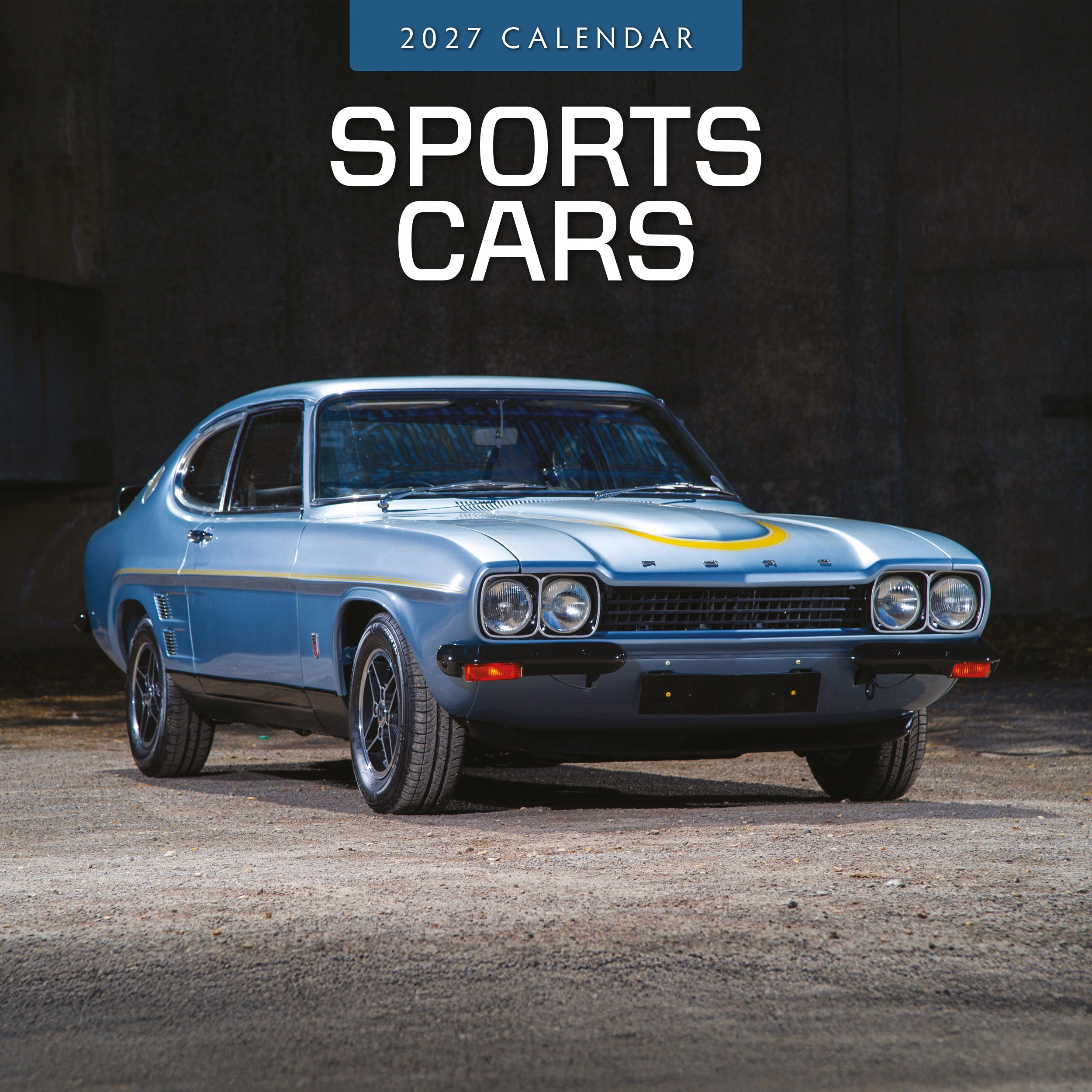 2027 Sports Cars - Square Wall Calendar