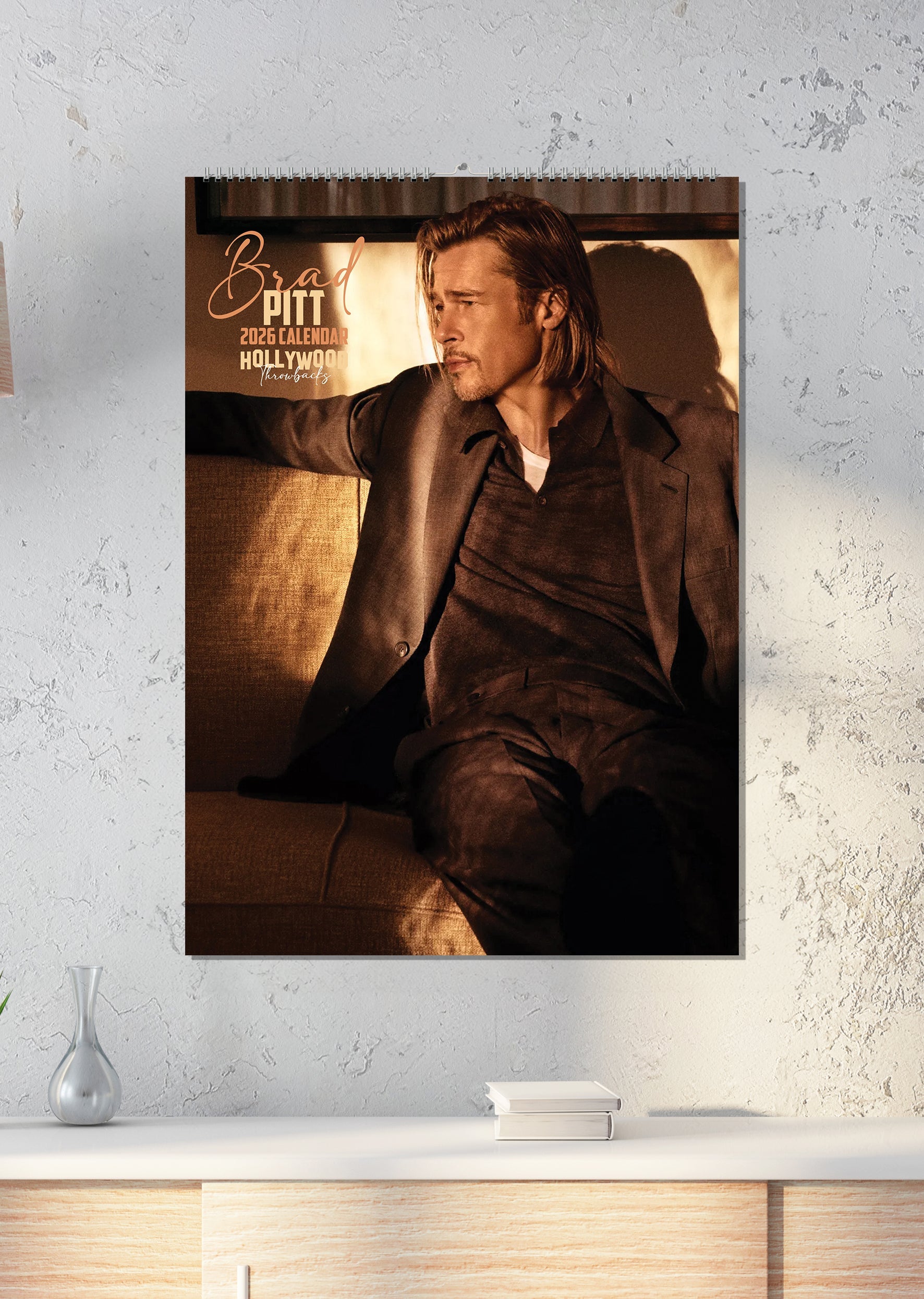 2026 Brad Pitt - A3 Wall Calendar