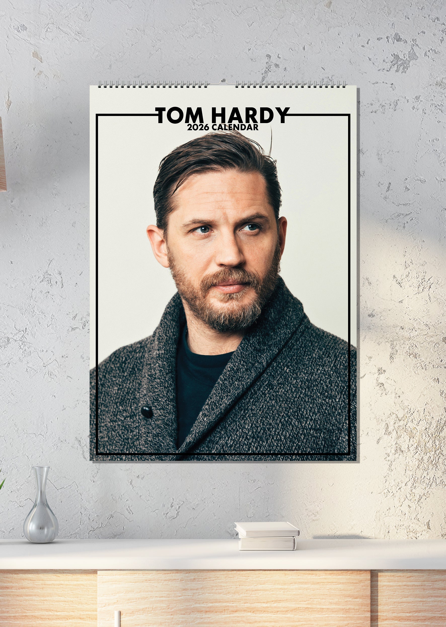 2026 Tom Hardy - A3 Wall Calendar