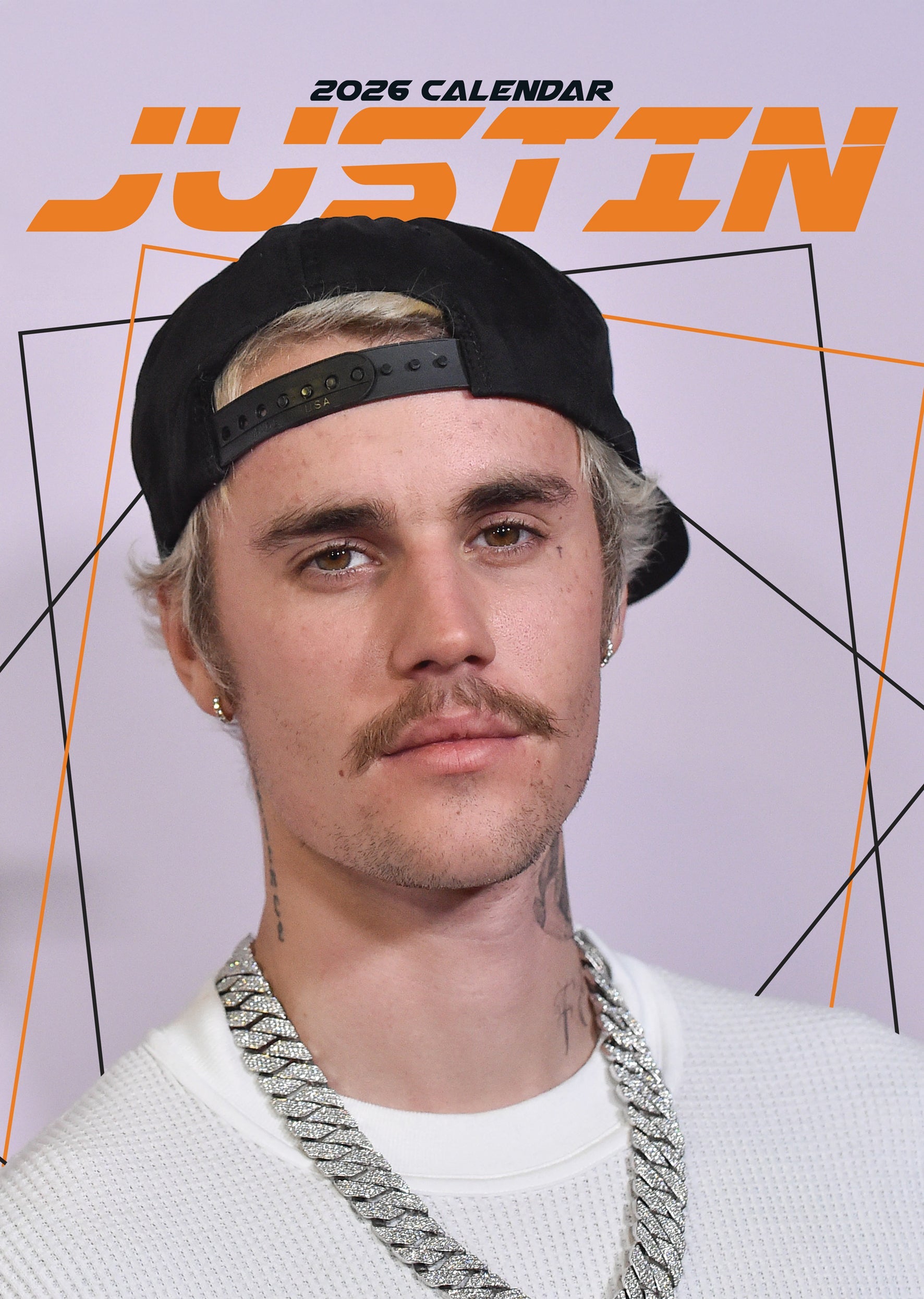 2026 Justin Bieber - A3 Wall Calendar