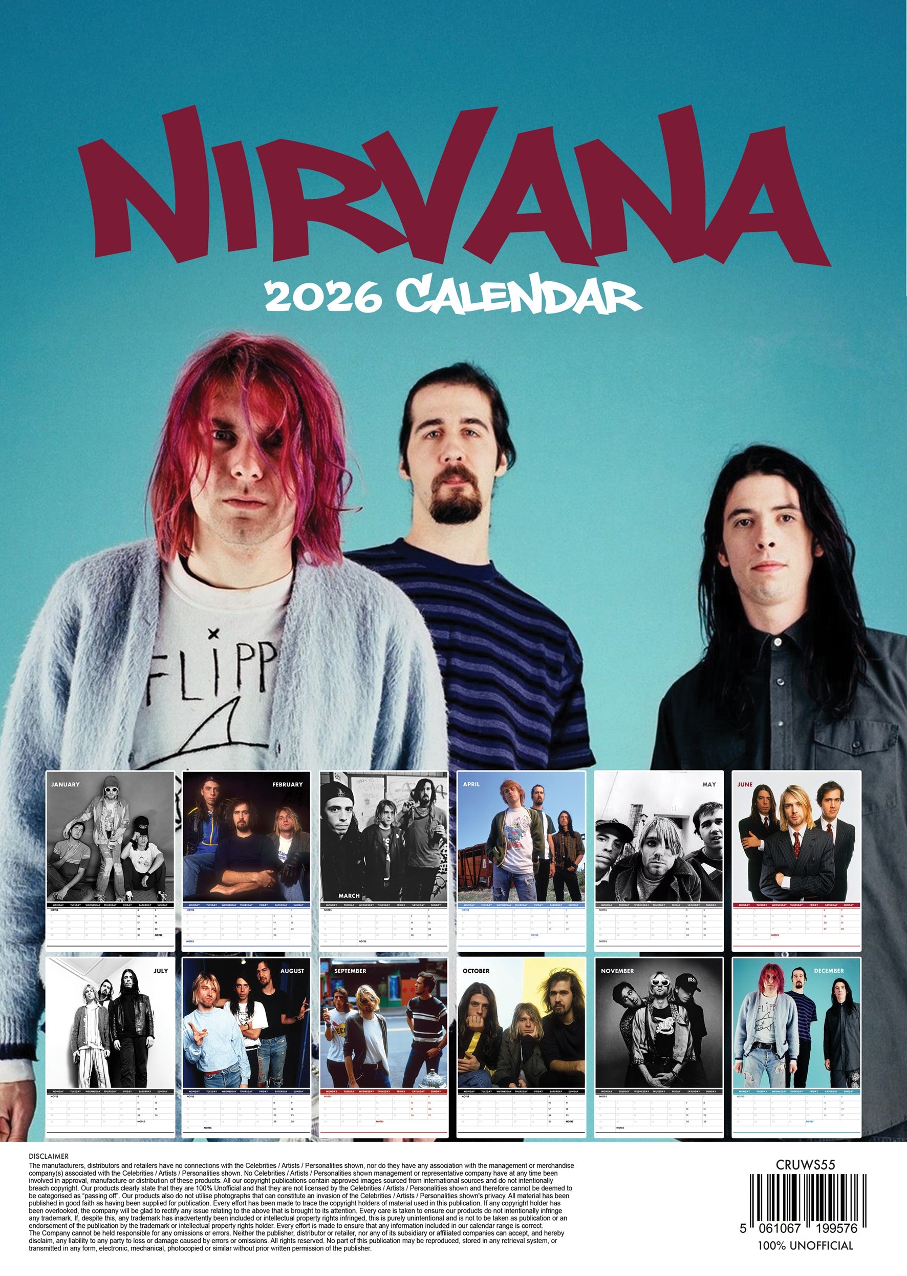 2026 Nirvana - A3 Wall Calendar