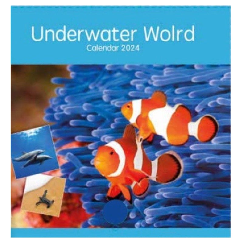 2024 Underwater World Square Wall Calendar
