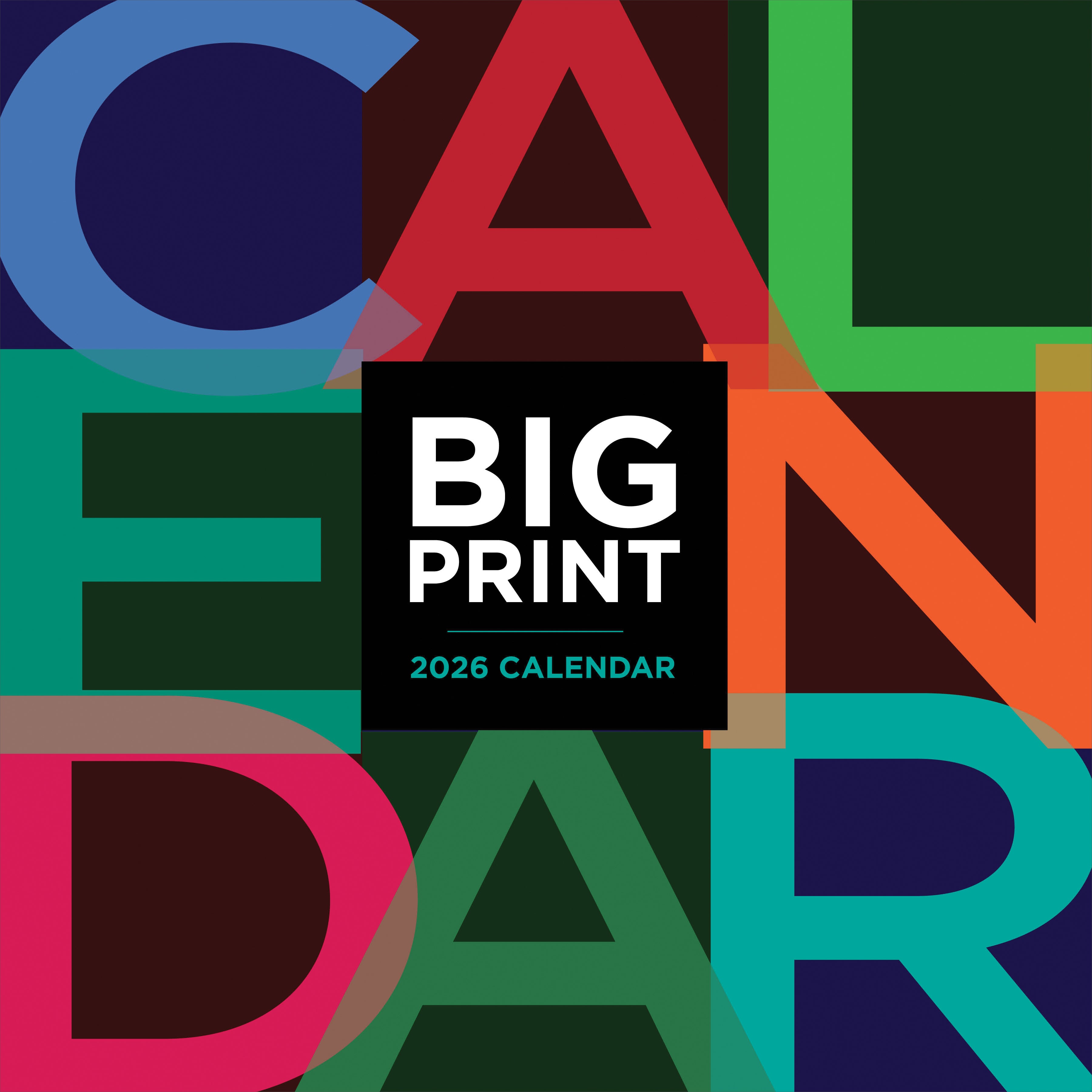 2026 Big Print - Square Wall Calendar