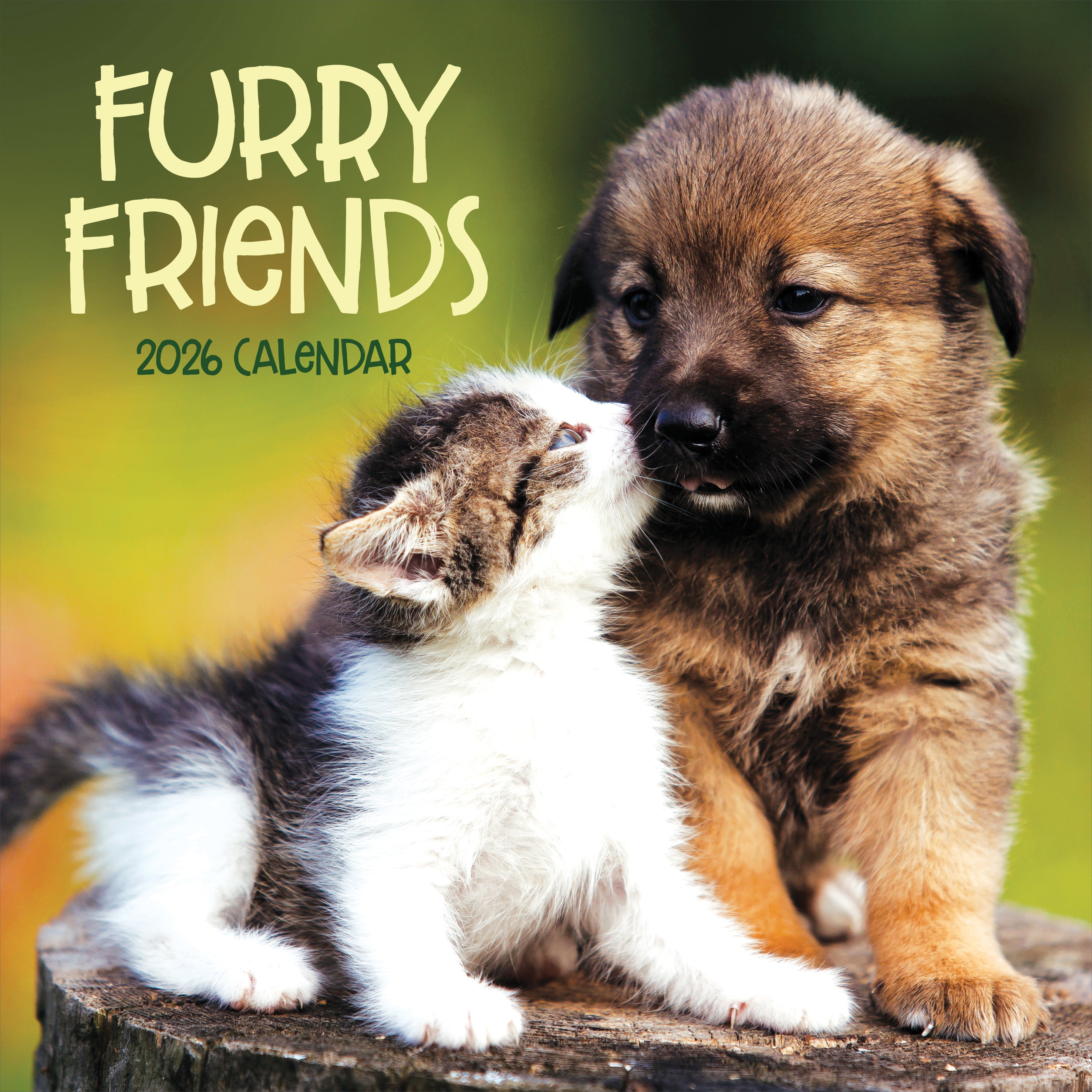 2026 Furry Friends - Square Wall Calendar