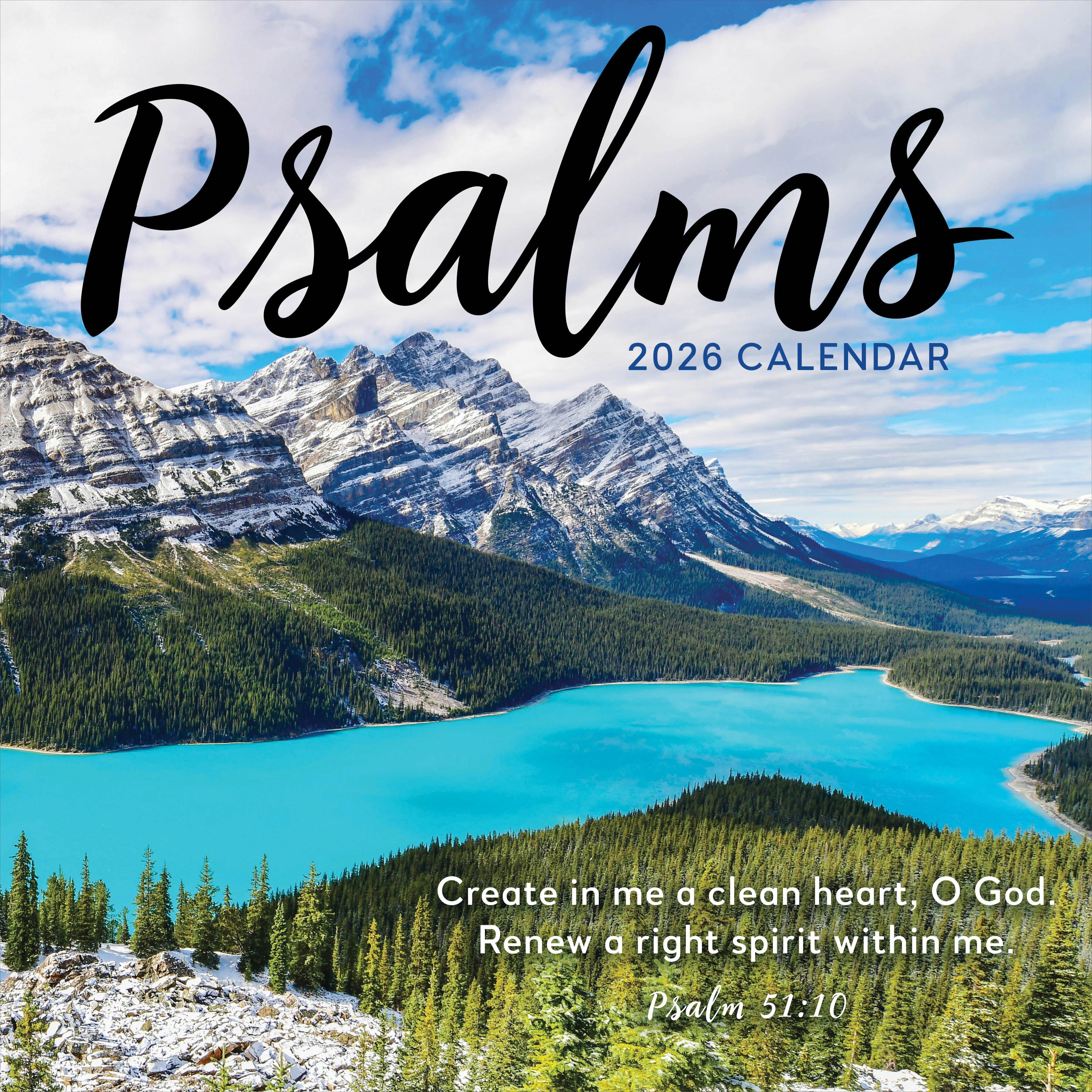 2026 Psalms - Square Wall Calendar